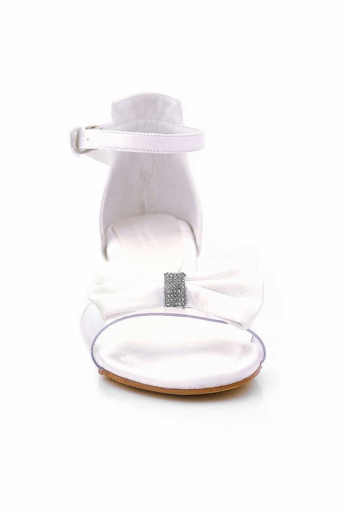 Jessie Sedef Saten Kurdeleli Kız Çocuk Topuklu Ayakkabı - Görsel 5