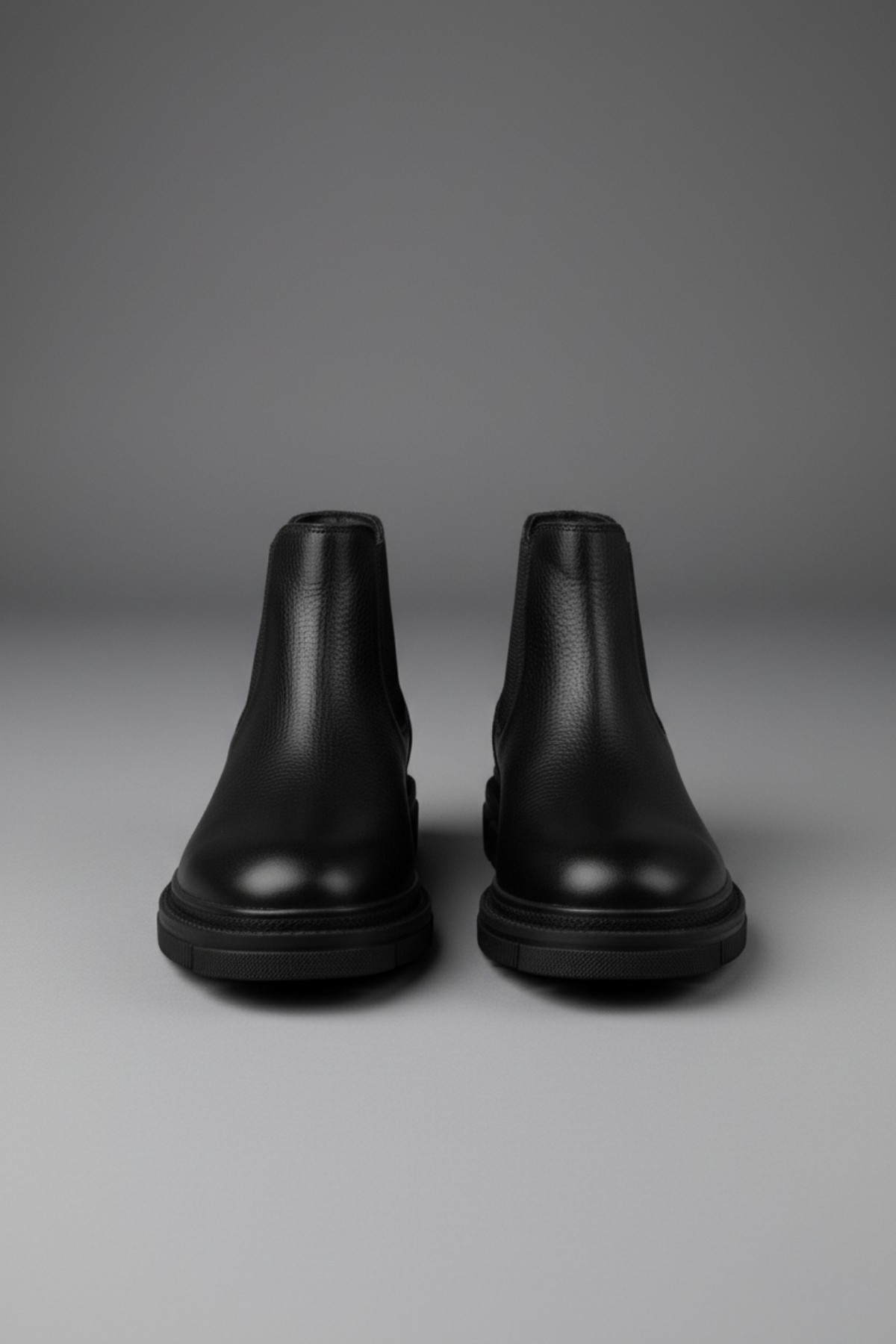 HARD Hakiki Deri Kalın Taban Erkek Kışlık Chelsea Bot - Görsel 4