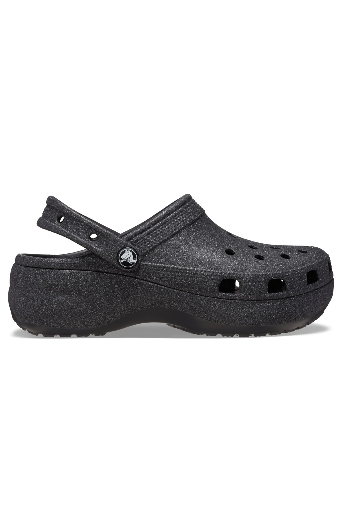 Crocs Crocs Siyah Classic Platform Glitter Kadın Sandalet Sandalet & Terlik | Flo Siyah - 2. görsel