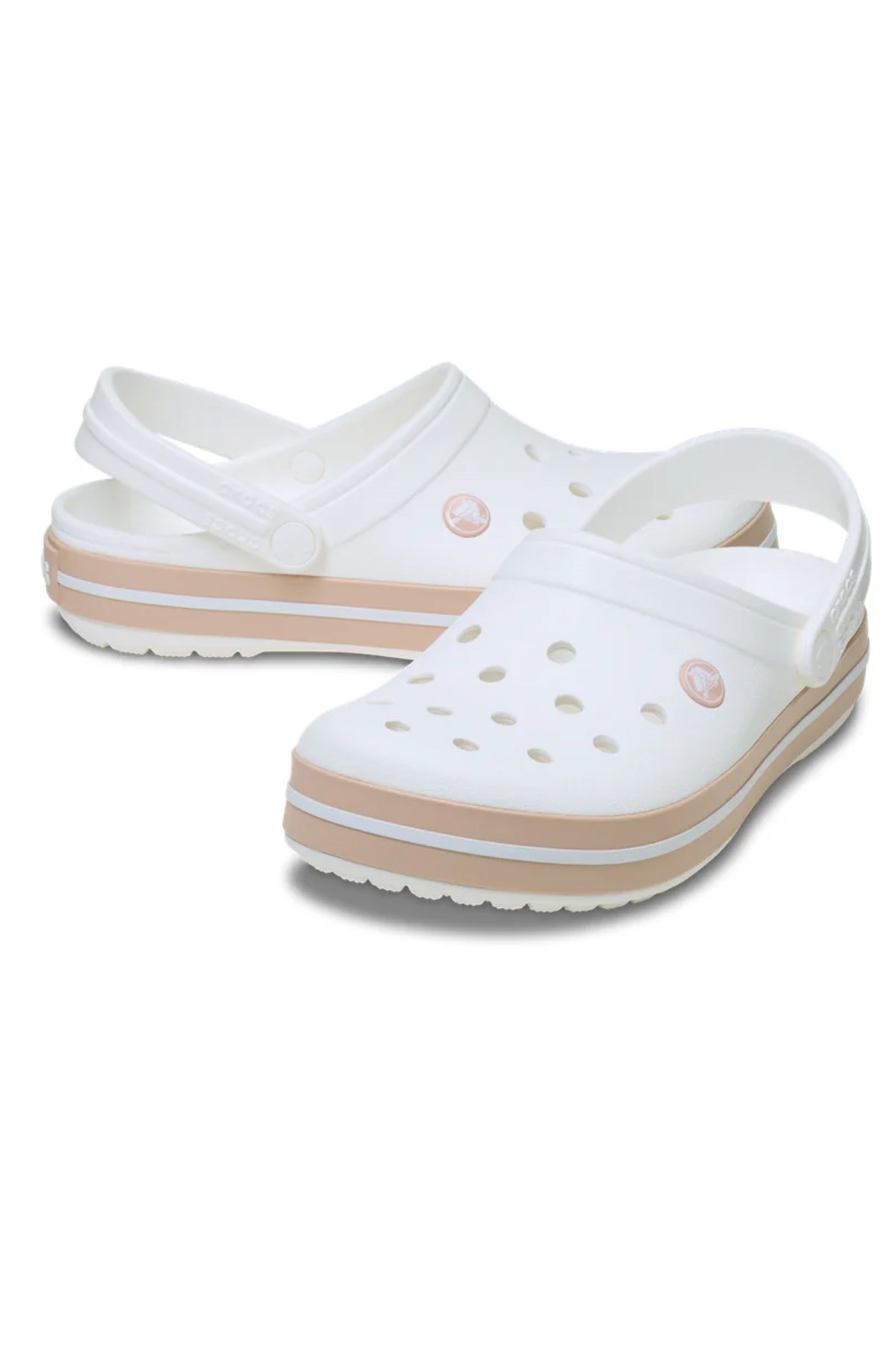 Crocs Crocs Beyaz Crocband Unisex Sandalet Sandalet & Terlik | Flo Beyaz - 3. görsel