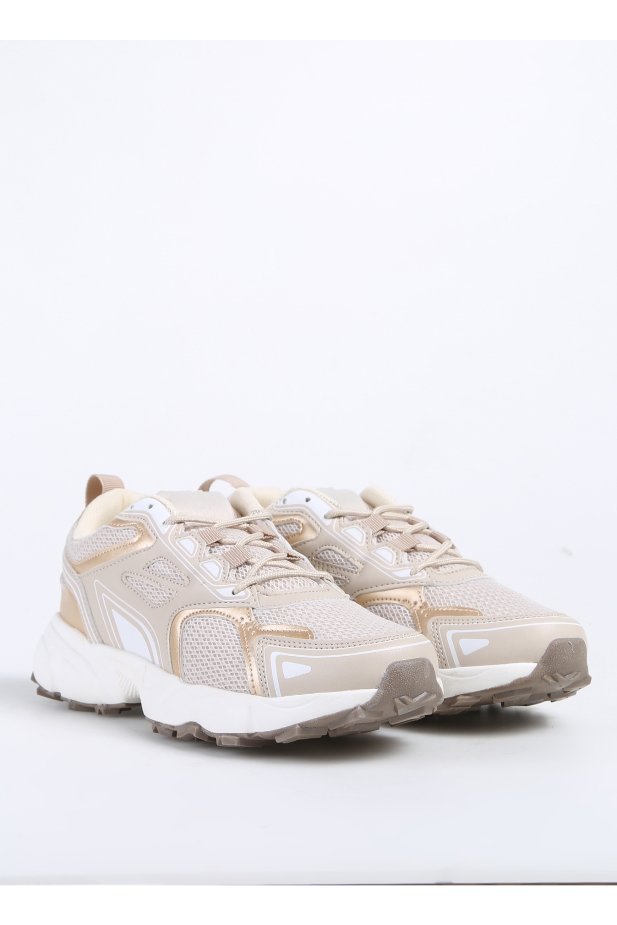 Bej-Altın Kadın Sneaker MELIORA - Görsel 3