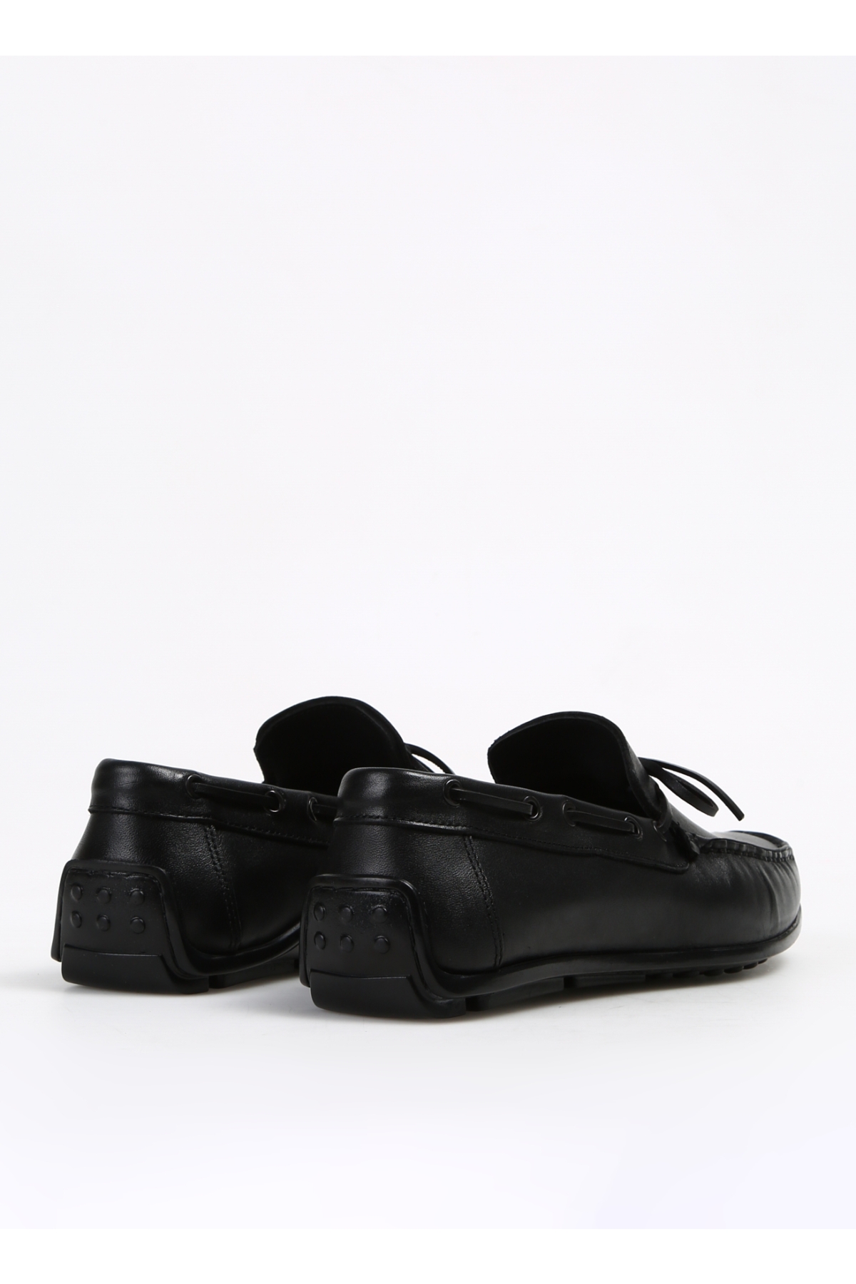 Siyah Erkek Deri Günlük Ayakkabı SILVES - Görsel 6
