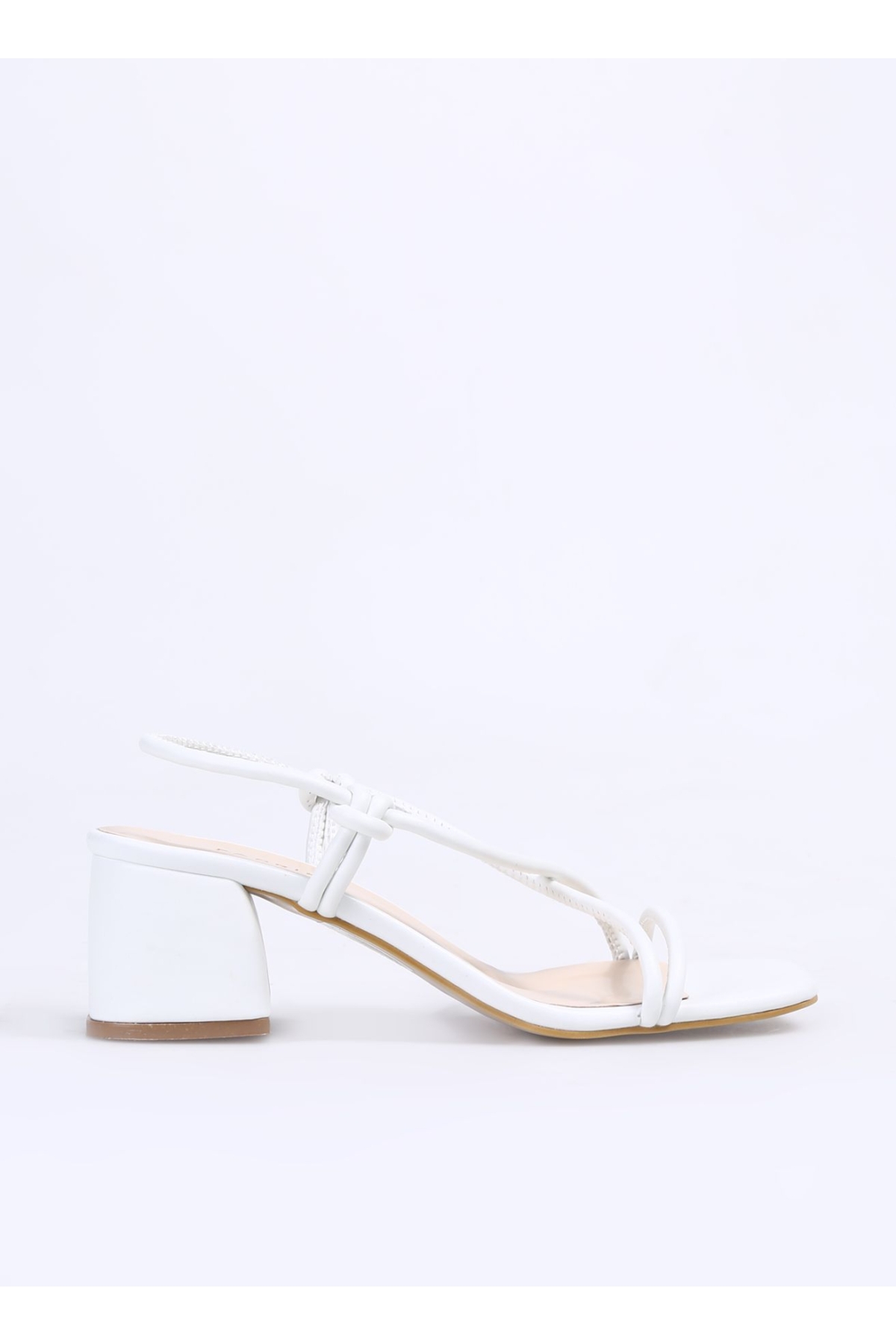 Beyaz Kadın Topuklu Sandalet JEWELYN - Görsel 2
