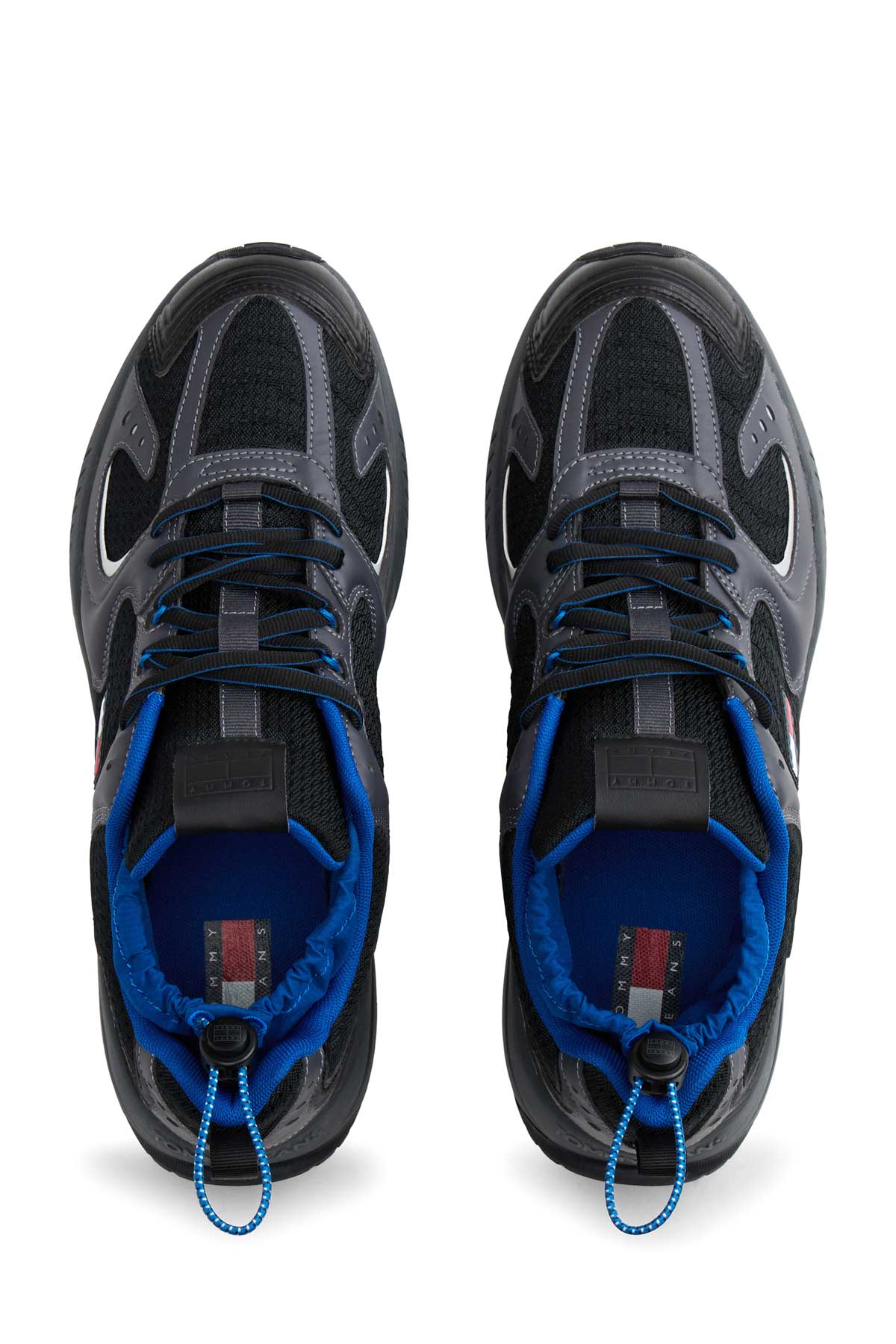 TJM RUNNER MIX MATERIAL Siyah Erkek Sneaker - Görsel 6