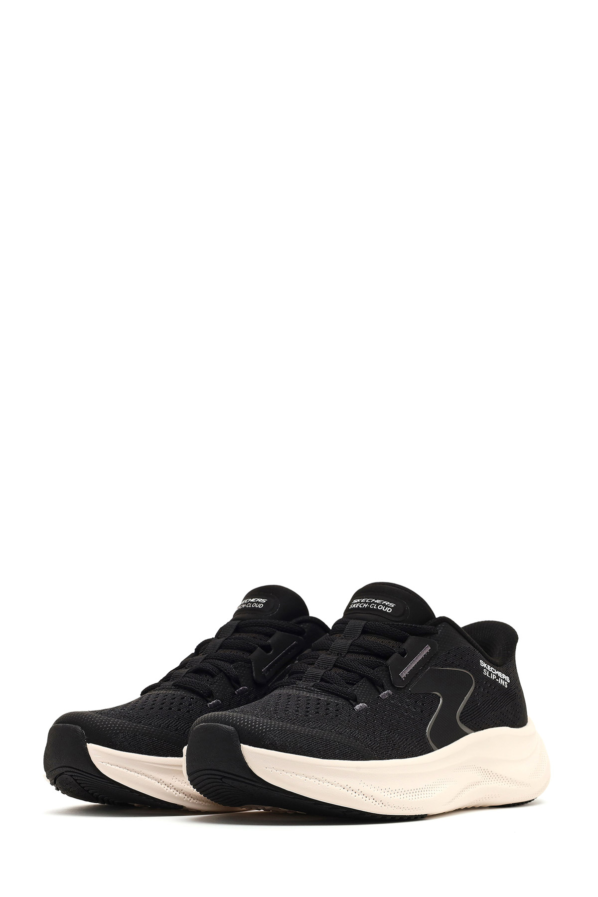 SKECH CLOUD Siyah Kadın Koşu Ayakkabısı - Görsel 3