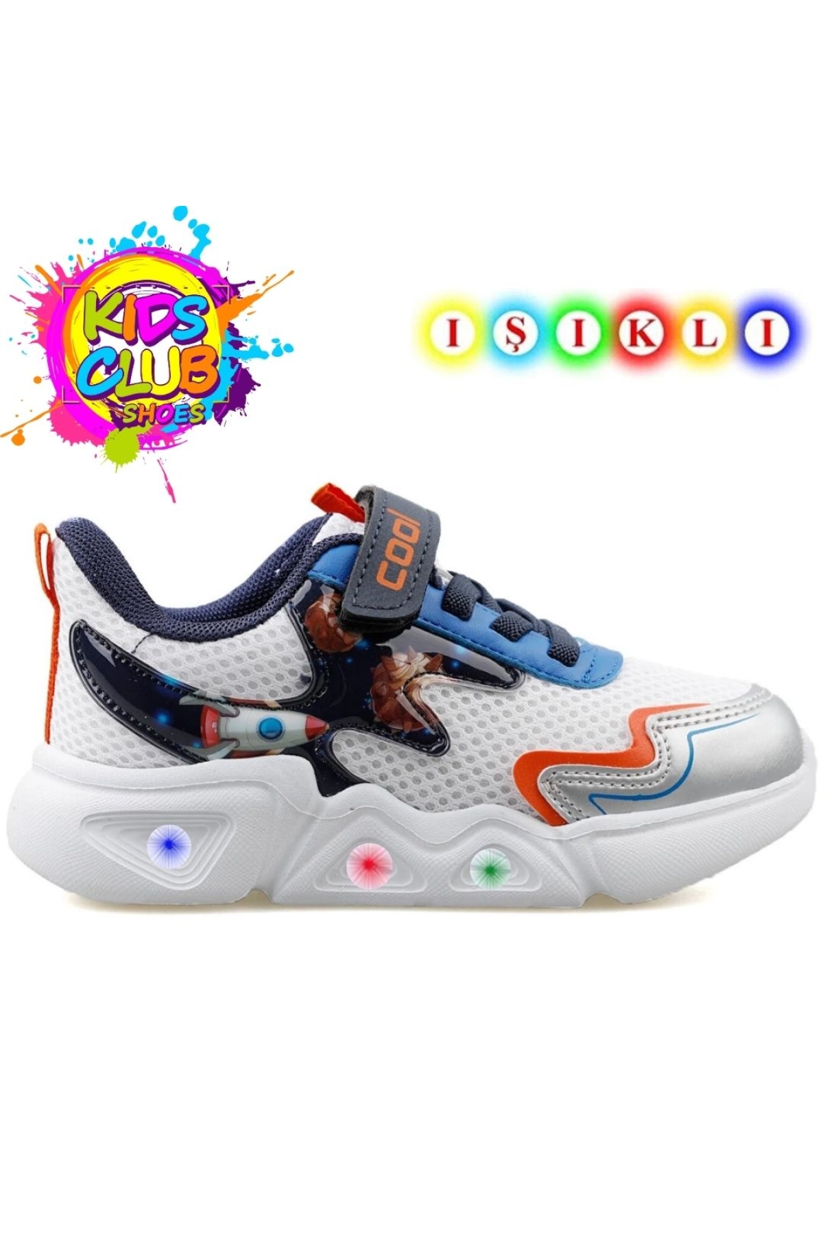 Zeta Ortopedik Işıklı Çocuk Spor Ayakkabı - Görsel 4