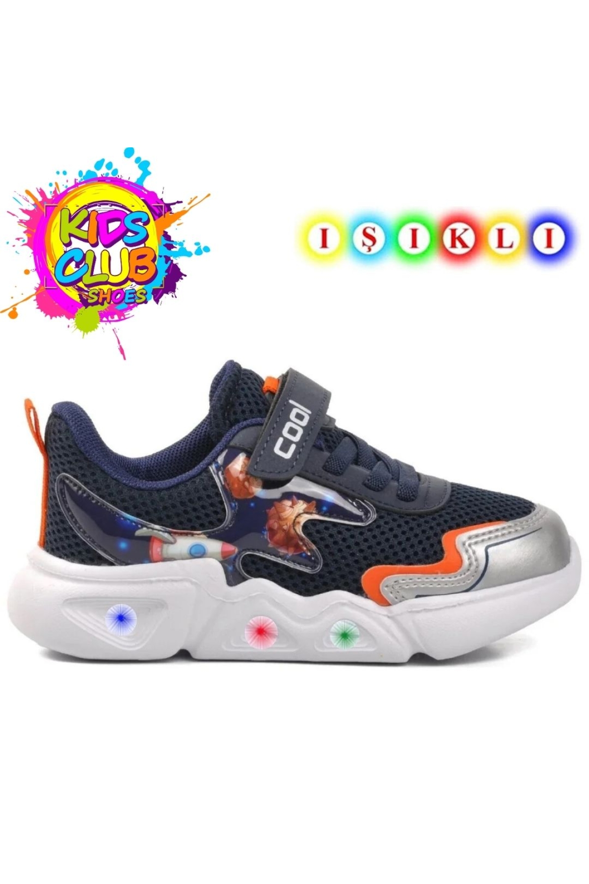 Zeta Ortopedik Işıklı Çocuk Spor Ayakkabı - Görsel 3