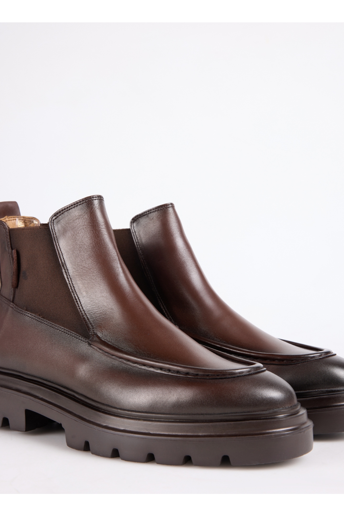 Deri Kahve Erkek Bot WOLF-COTY - Görsel 4