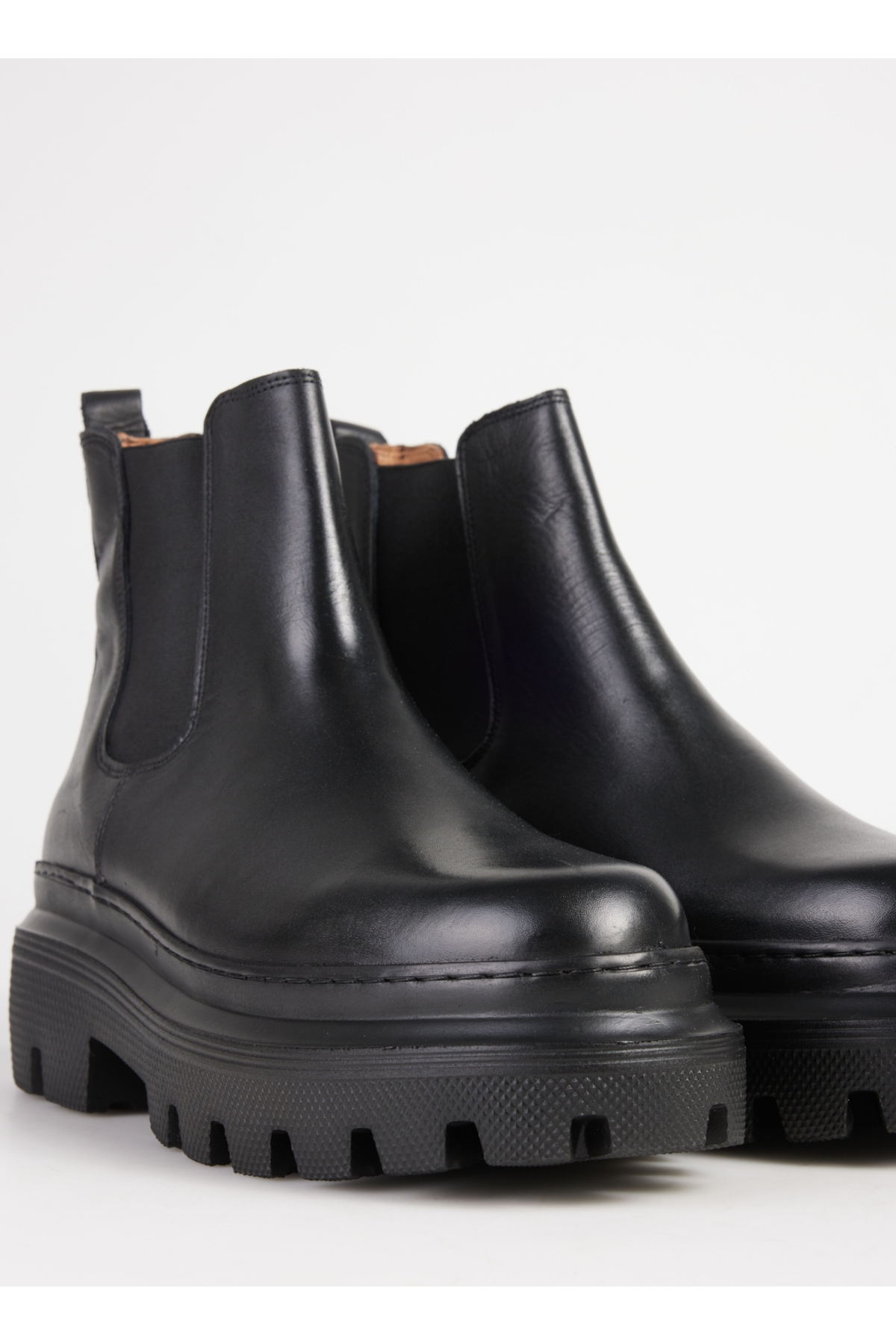 Siyah Erkek Deri Bot MENGA-ANITA - Görsel 9