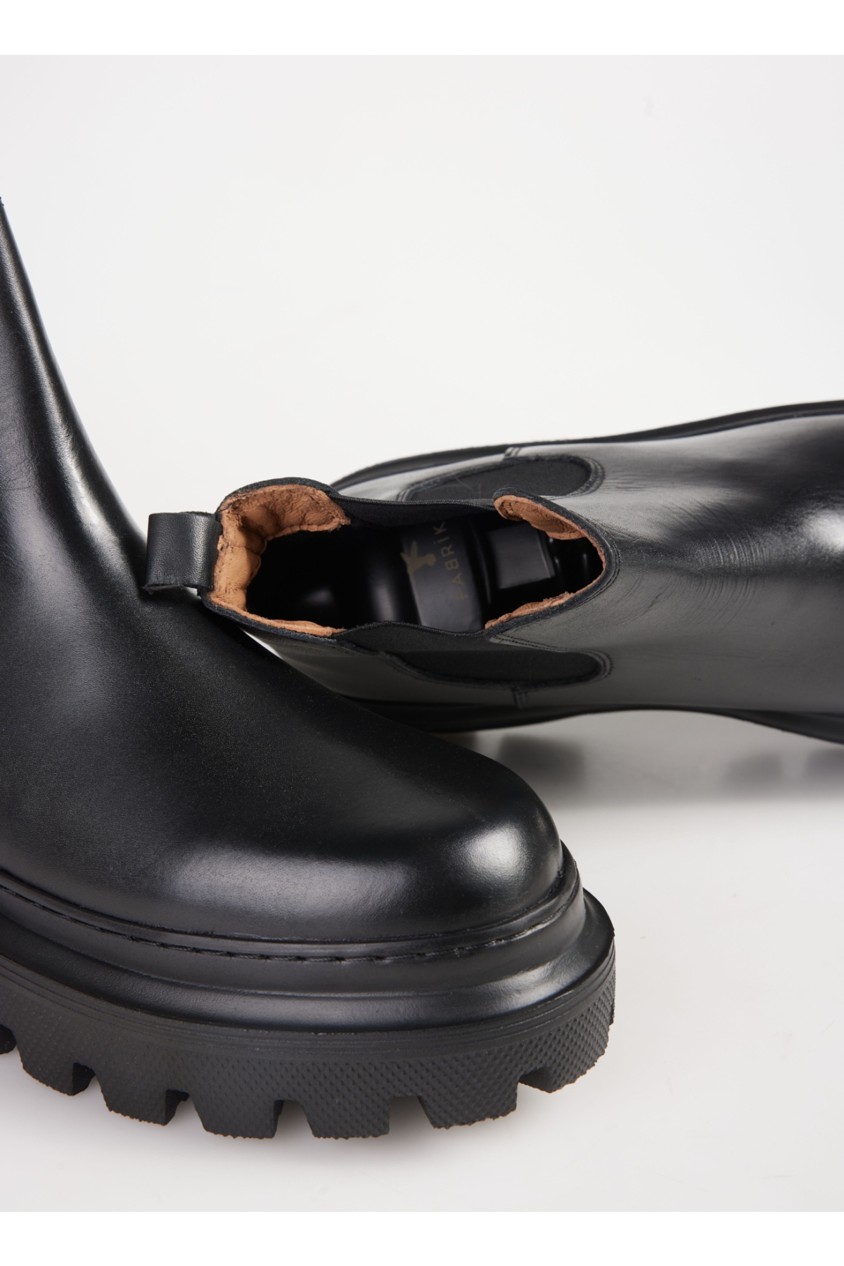Siyah Erkek Deri Bot MENGA-ANITA - Görsel 12