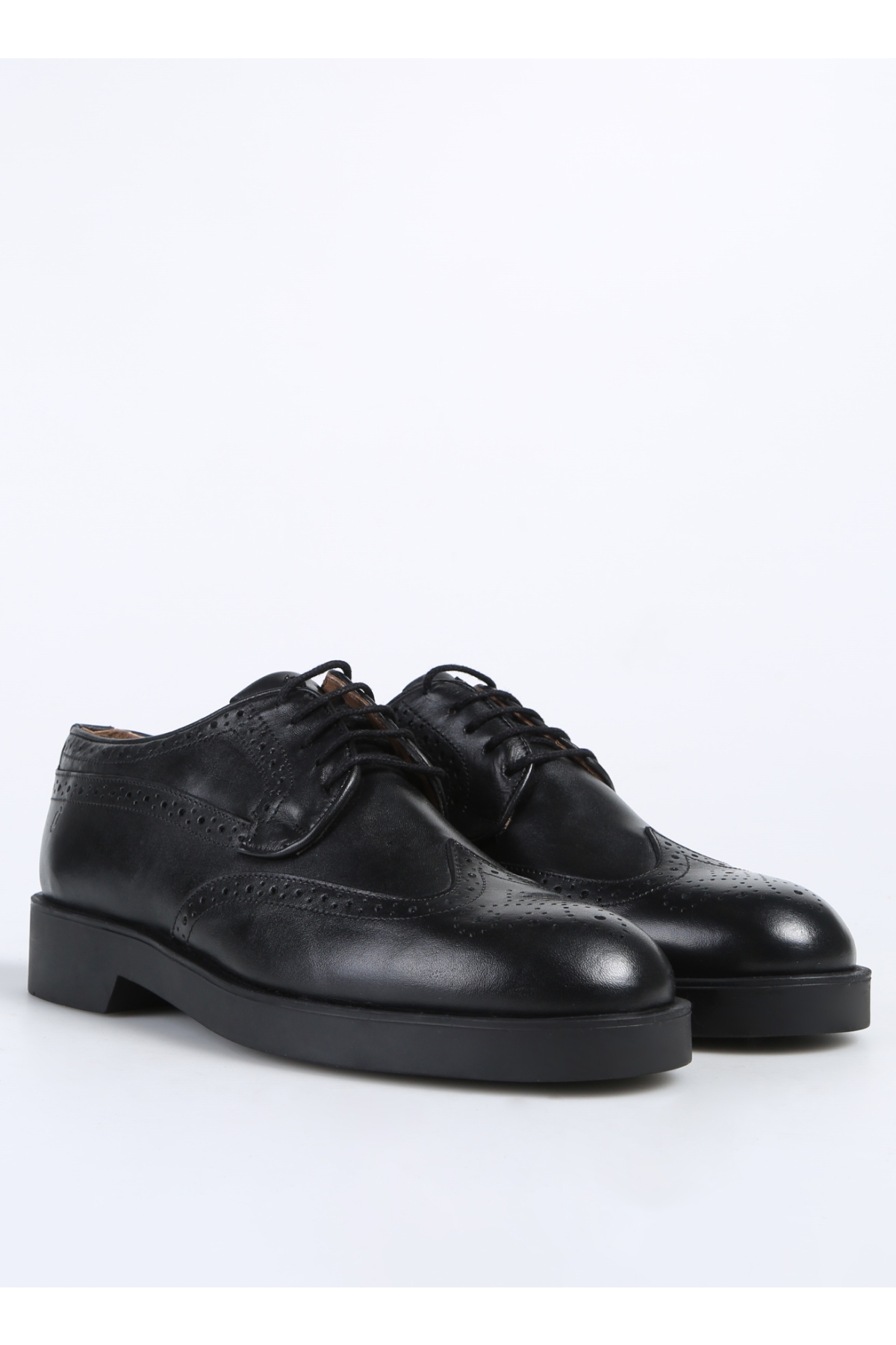 Siyah Erkek Deri Klasik Ayakkabı HENEL-ALONZO - Görsel 16