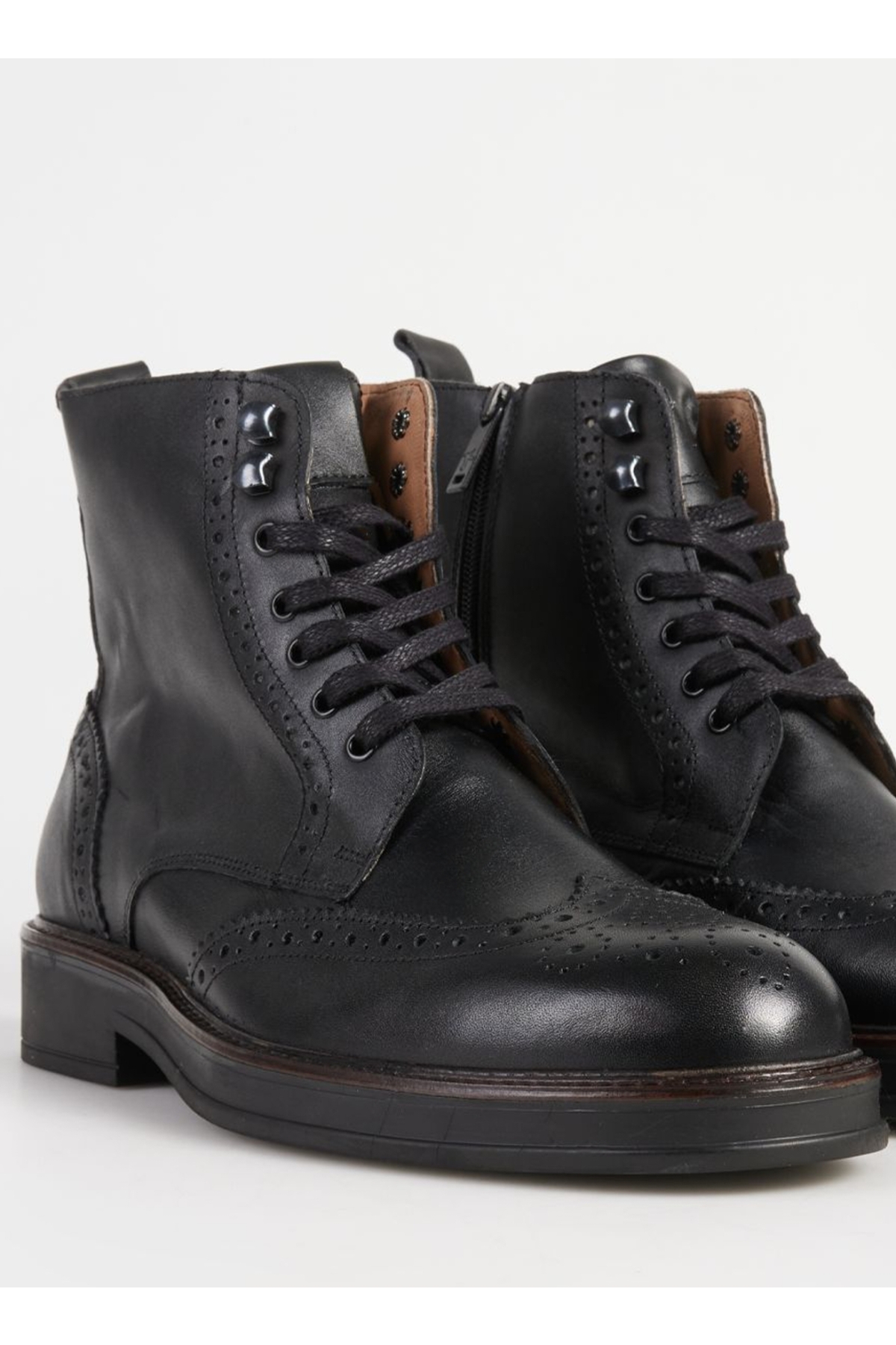 Siyah Erkek Deri Bot RIOS-ABNER - Görsel 7