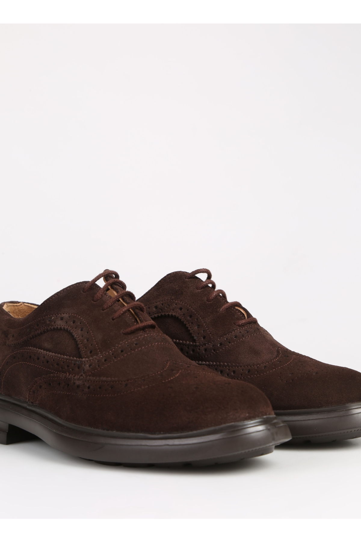 Kahverengi Erkek Süet Günlük Ayakkabı RAFA-BEVIS - Görsel 6
