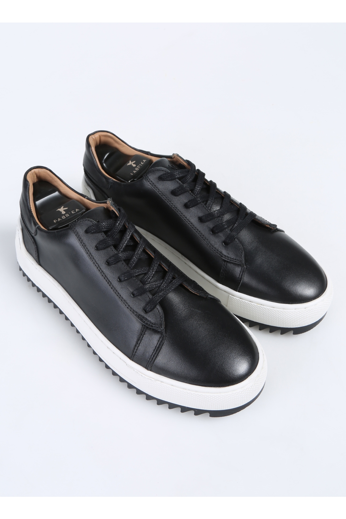 Siyah Erkek Deri Sneaker GIBSON - Görsel 6