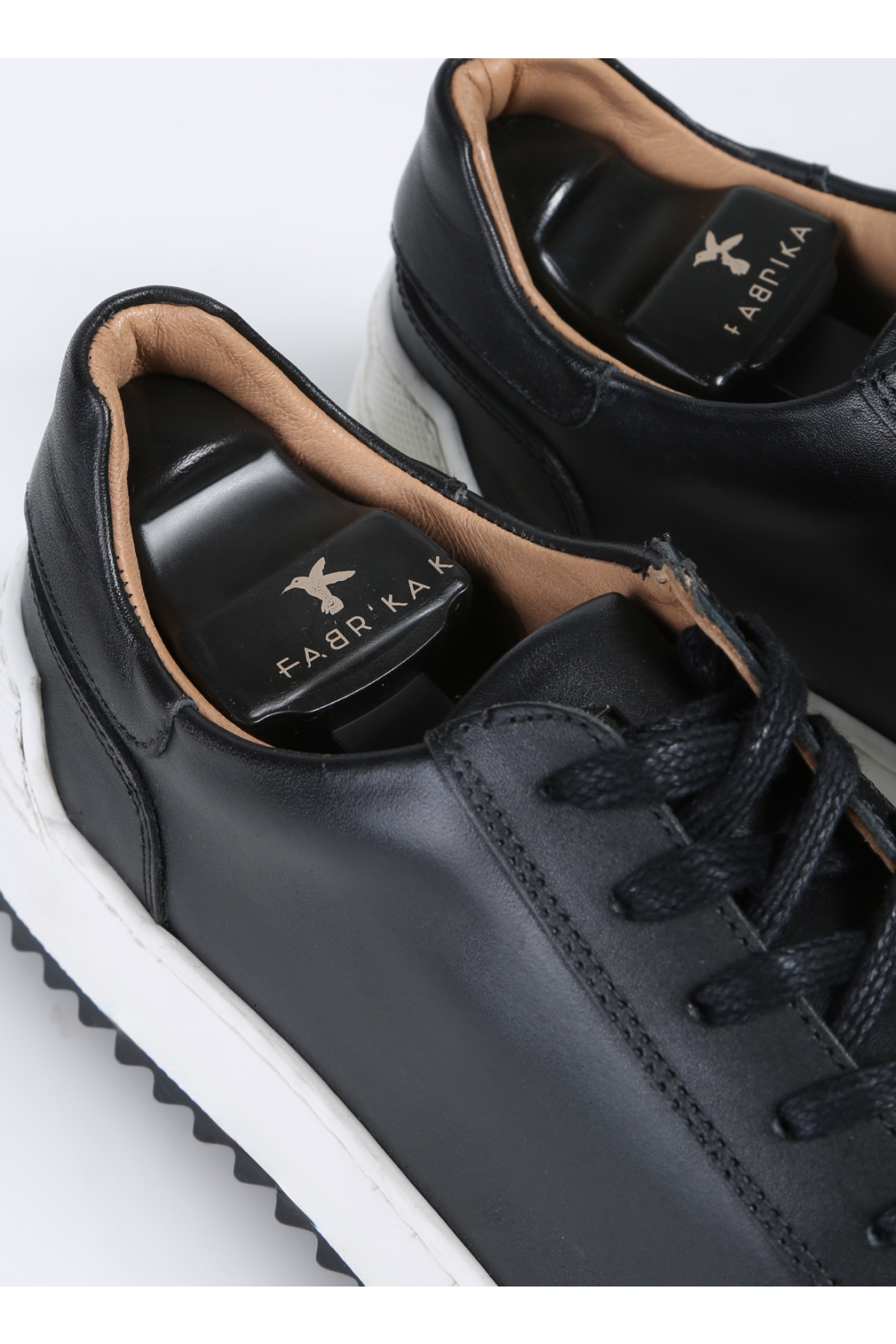 Siyah Erkek Deri Sneaker GIBSON - Görsel 7