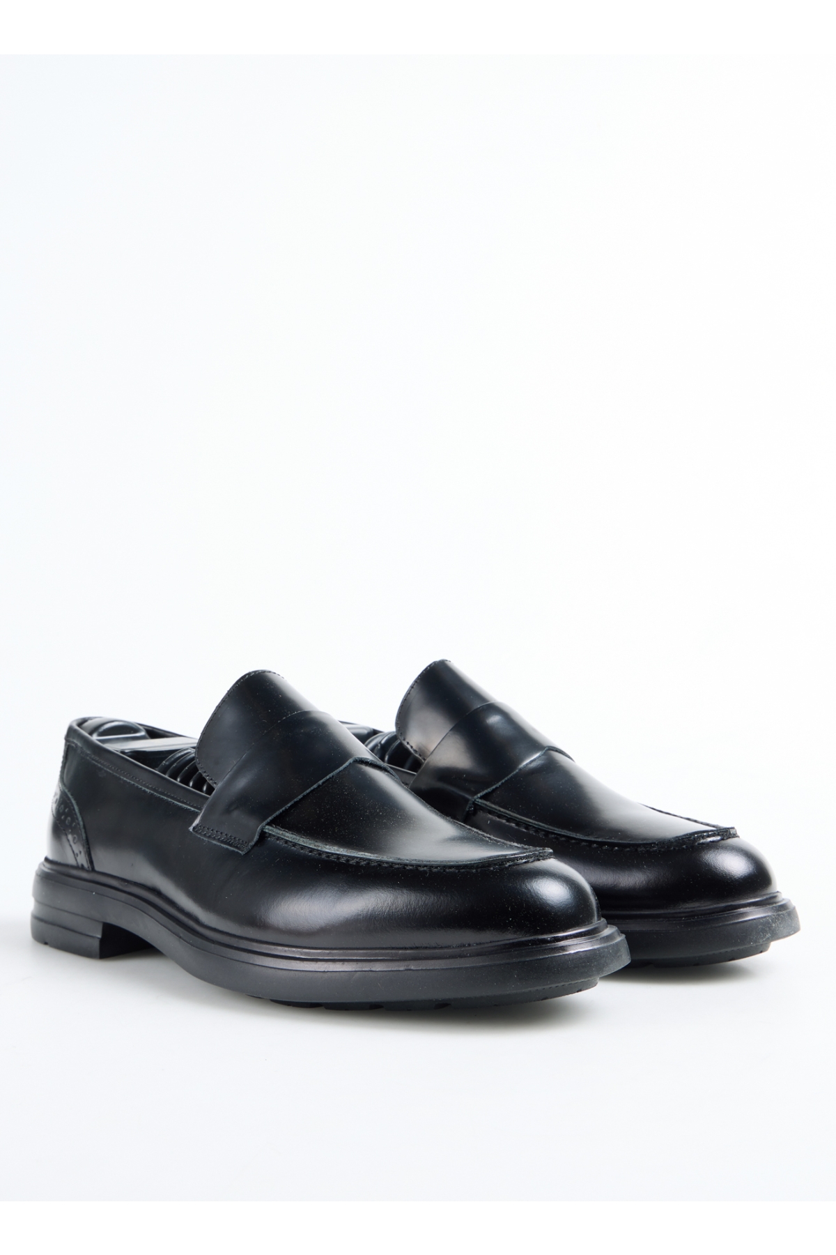 Siyah Erkek Deri Klasik Ayakkabı RAFA-DARIAN - Görsel 9