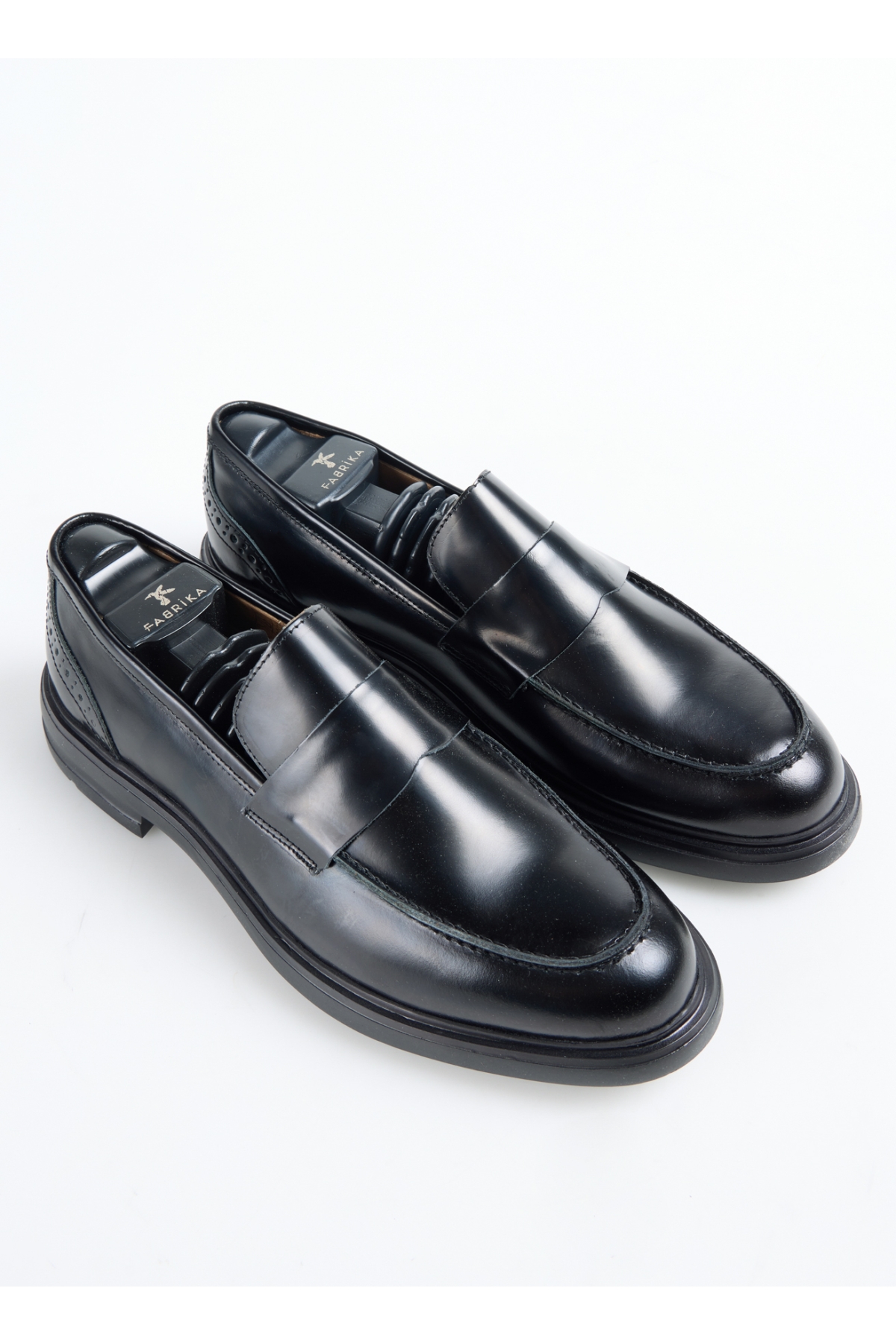 Siyah Erkek Deri Klasik Ayakkabı RAFA-DARIAN - Görsel 10