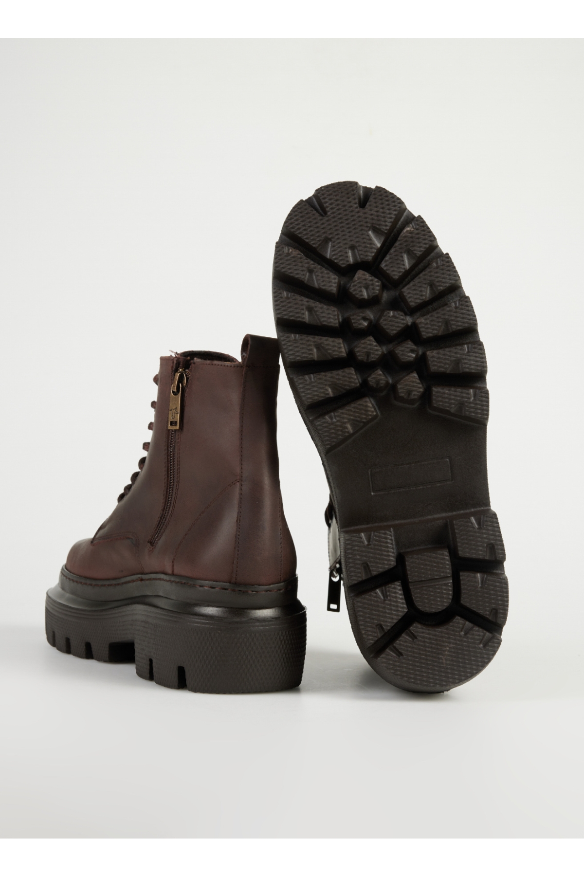 Kahverengi Erkek Deri Bot MENGA-BLAINE - Görsel 5