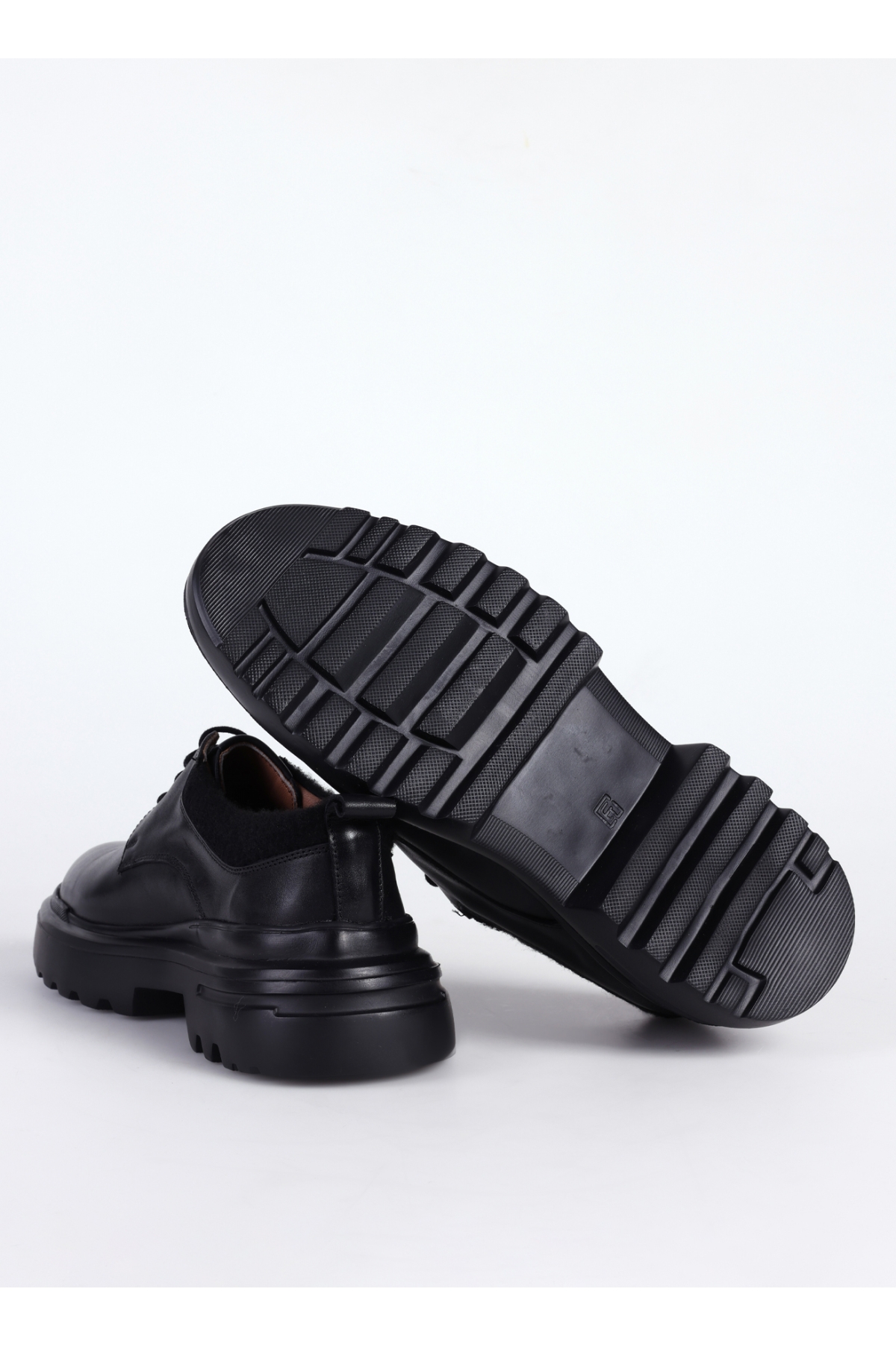 Siyah Erkek Deri Klasik Ayakkabı FLOW-DARBY - Görsel 6