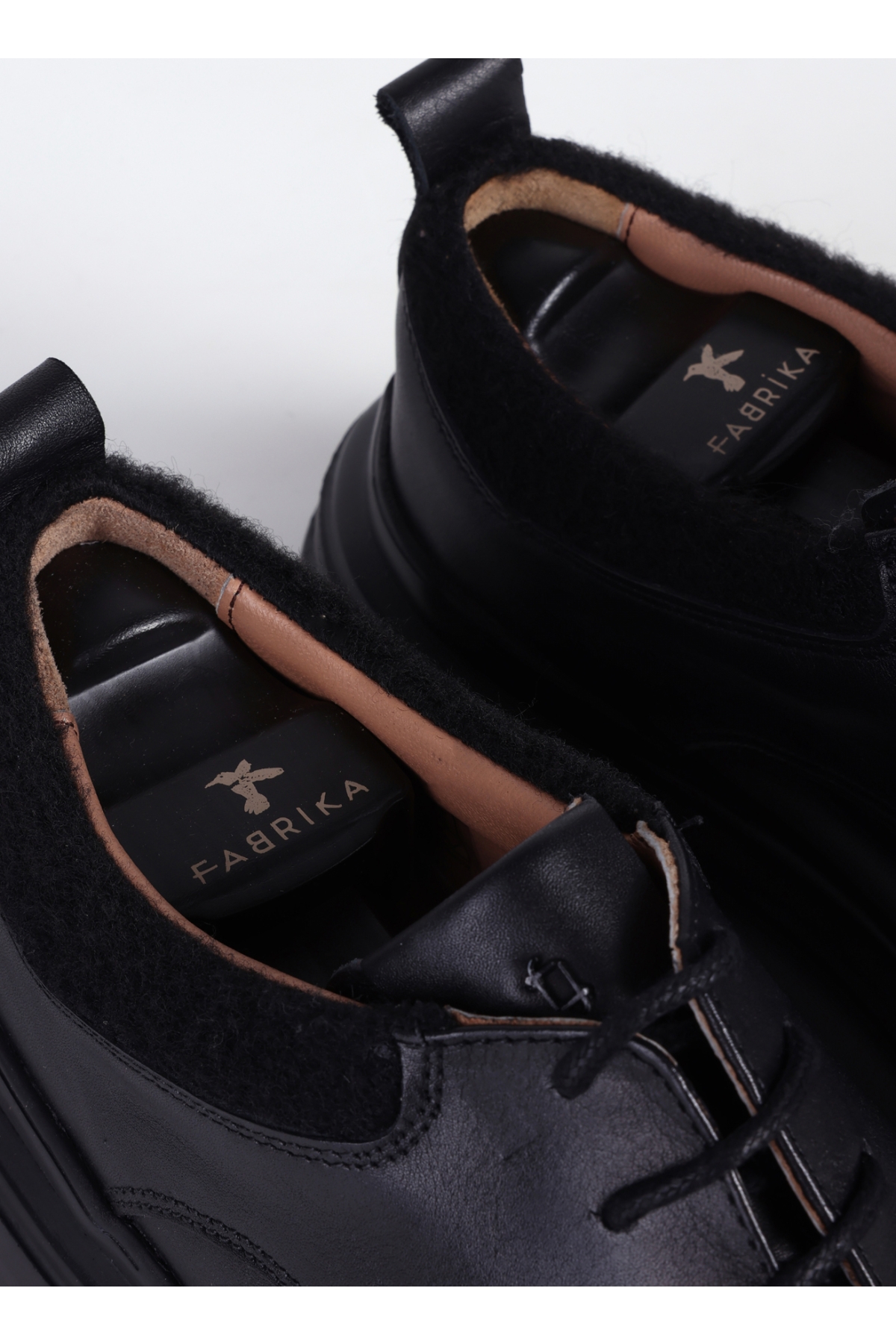 Siyah Erkek Deri Klasik Ayakkabı FLOW-DARBY - Görsel 8