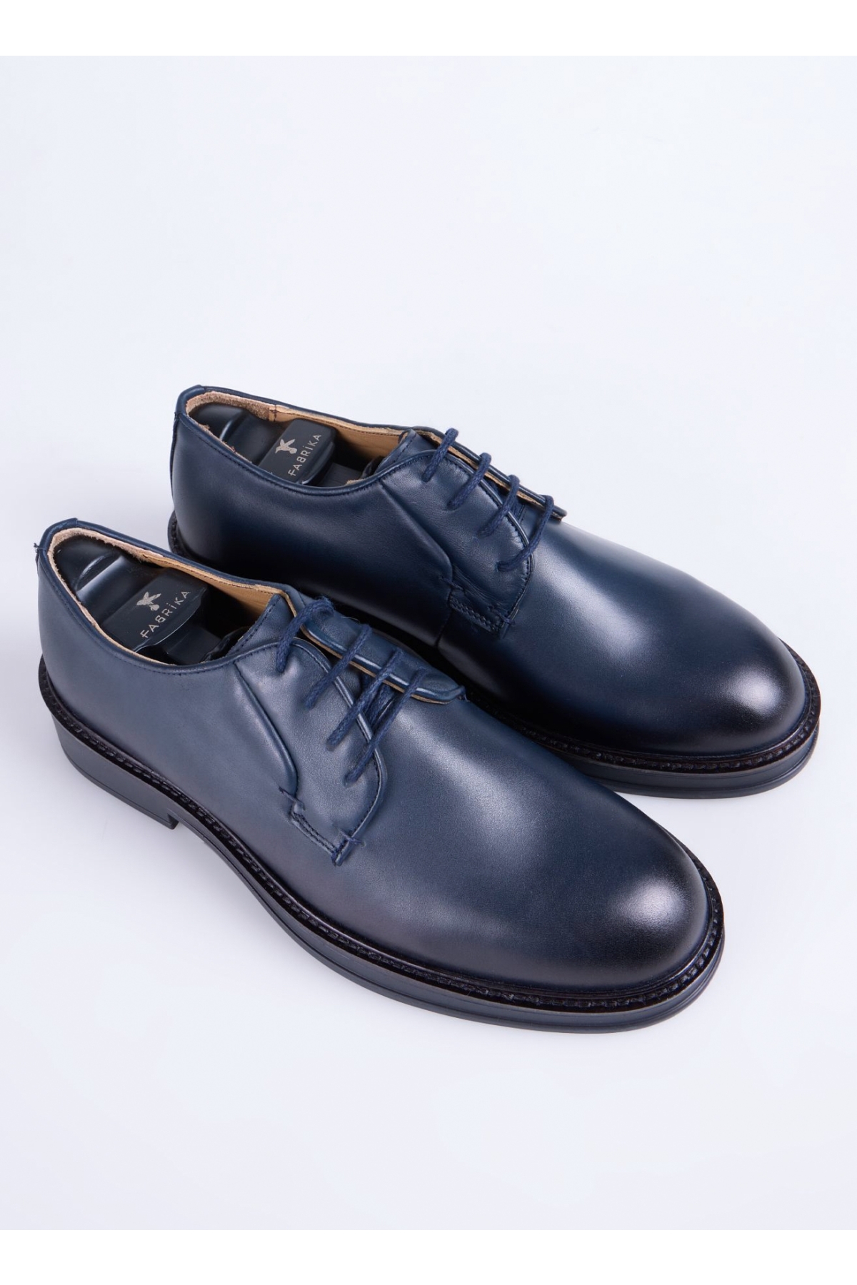 Fabrika Lacivert Fabrika Deri Klasik Erkek Ayakkabı RIOS-ALBAN