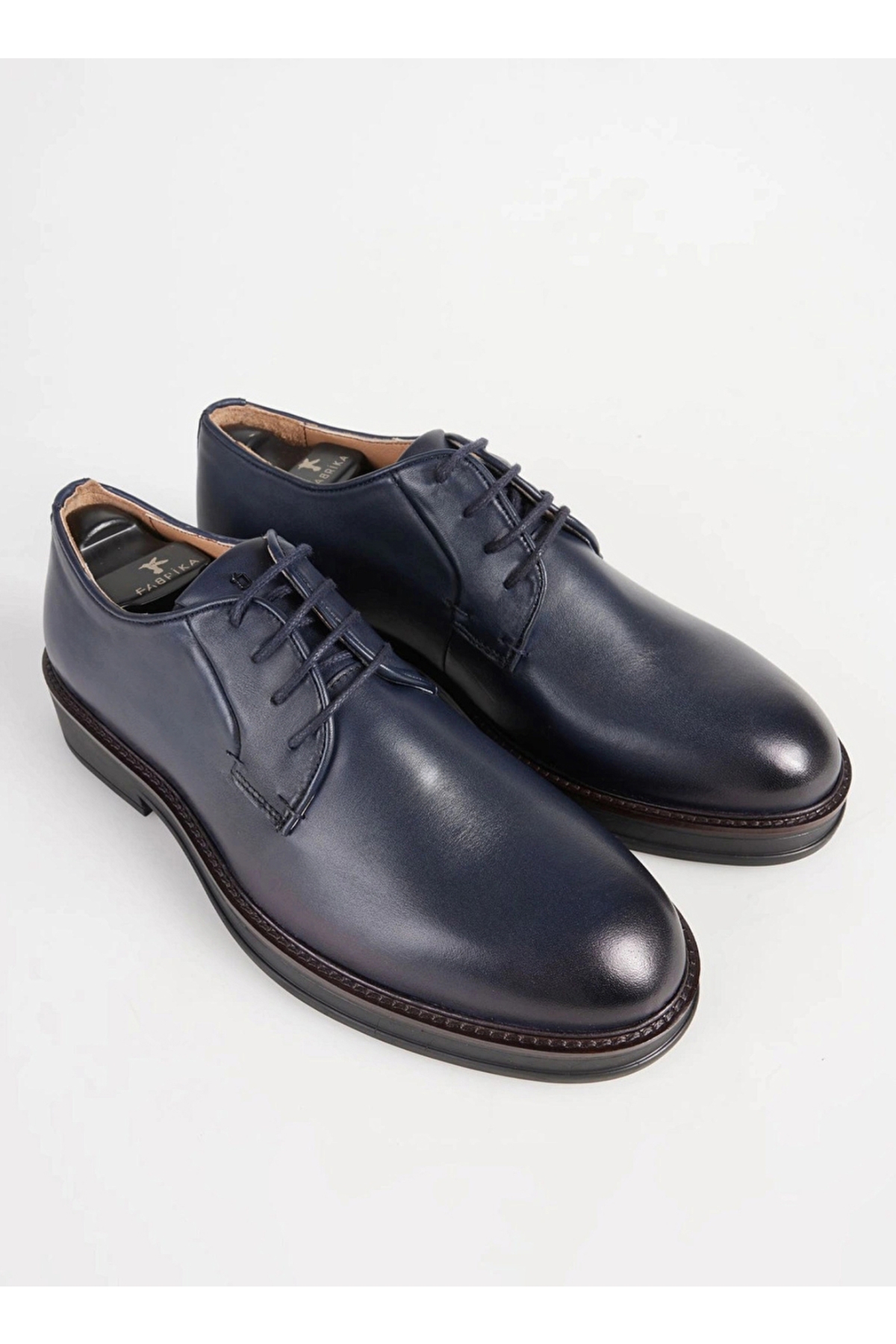 Fabrika Lacivert Fabrika Deri Klasik Erkek Ayakkabı RIOS-ALBAN