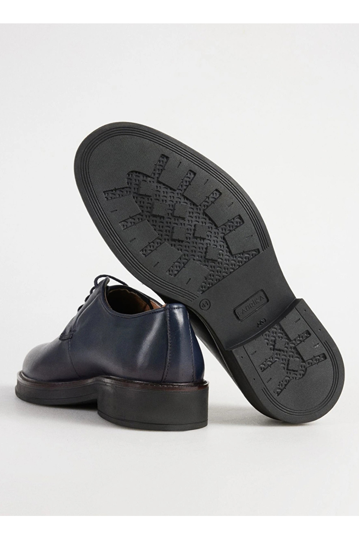 Fabrika Lacivert Fabrika Deri Klasik Erkek Ayakkabı RIOS-ALBAN