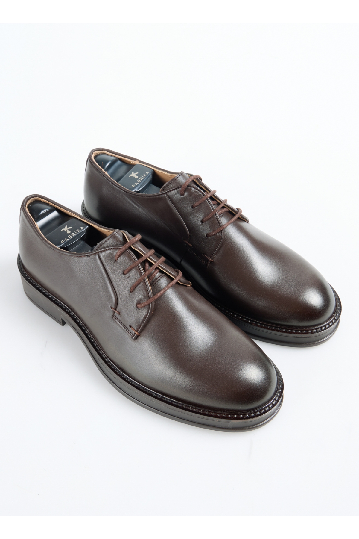 Kahverengi Erkek Deri Klasik Ayakkabı RIOS-ALBAN - Görsel 4