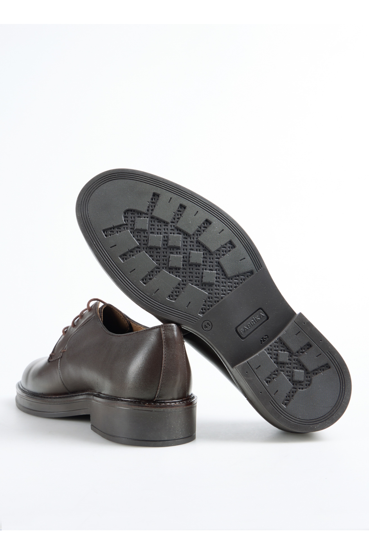Kahverengi Erkek Deri Klasik Ayakkabı RIOS-ALBAN - Görsel 7