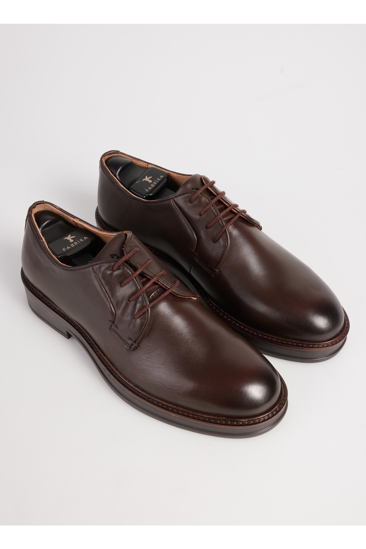 Kahverengi Erkek Deri Klasik Ayakkabı RIOS-ALBAN - Görsel 12