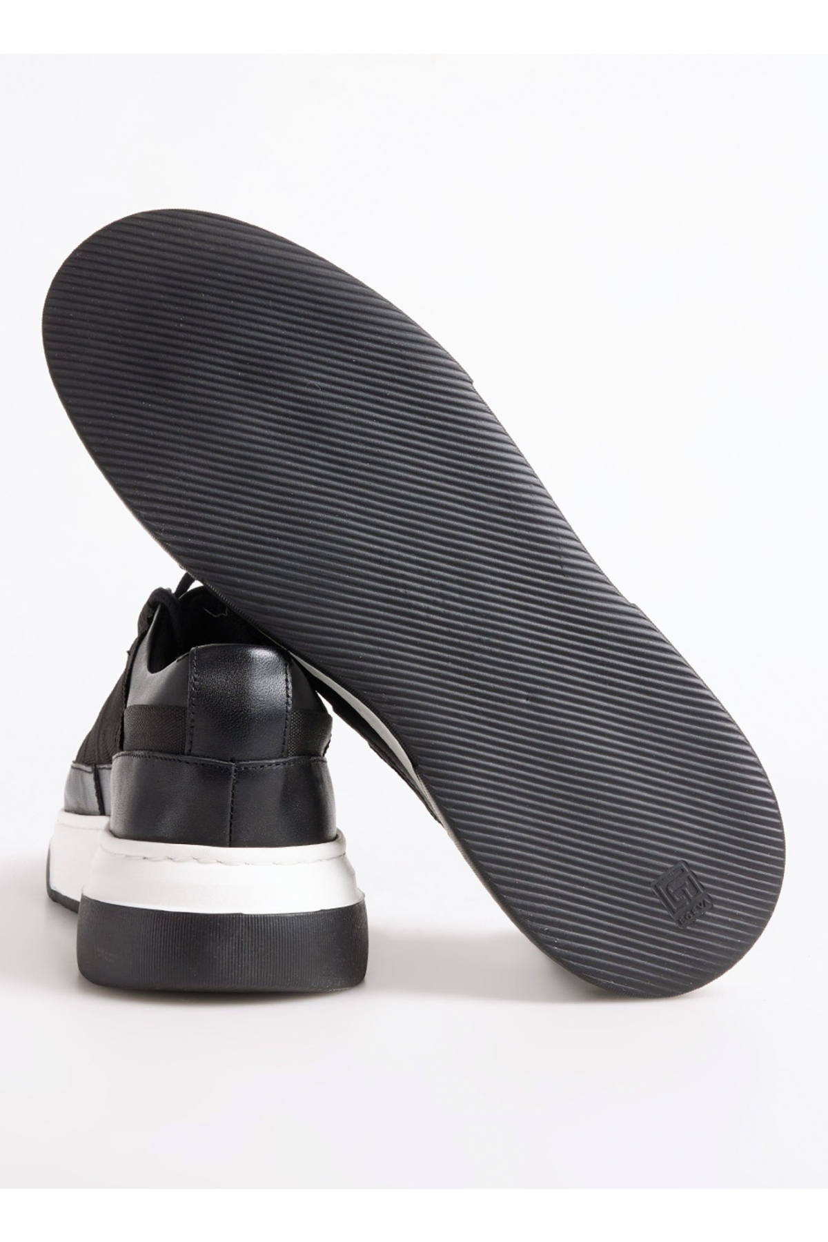 Siyah Erkek Deri Sneaker TONA-DAVEY - Görsel 7