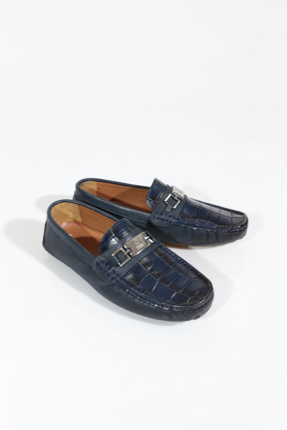 1014 Erkek Metal Aksesuarli Comfort Ayakkabi - Görsel 3