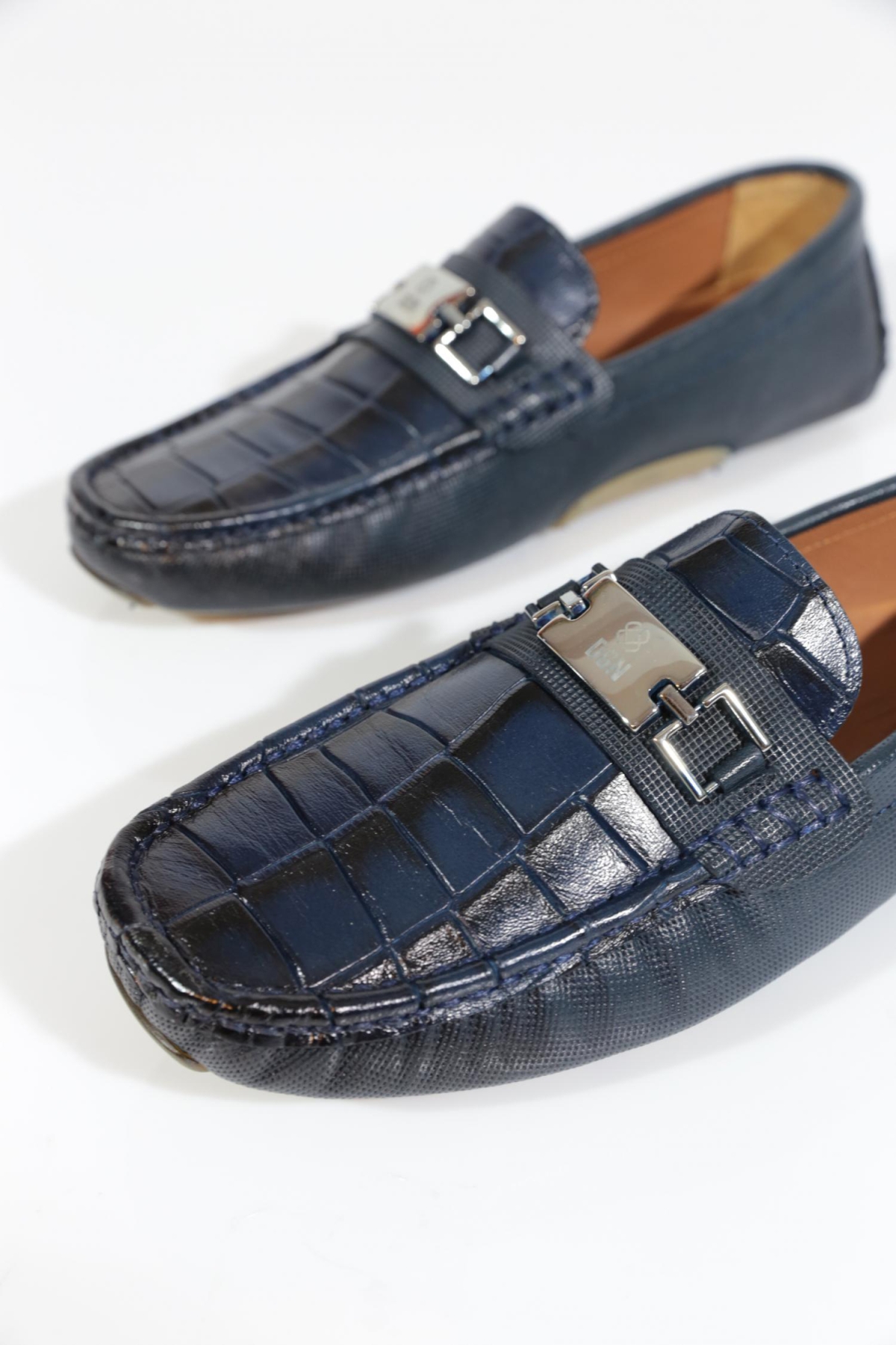 1014 Erkek Metal Aksesuarli Comfort Ayakkabi - Görsel 5