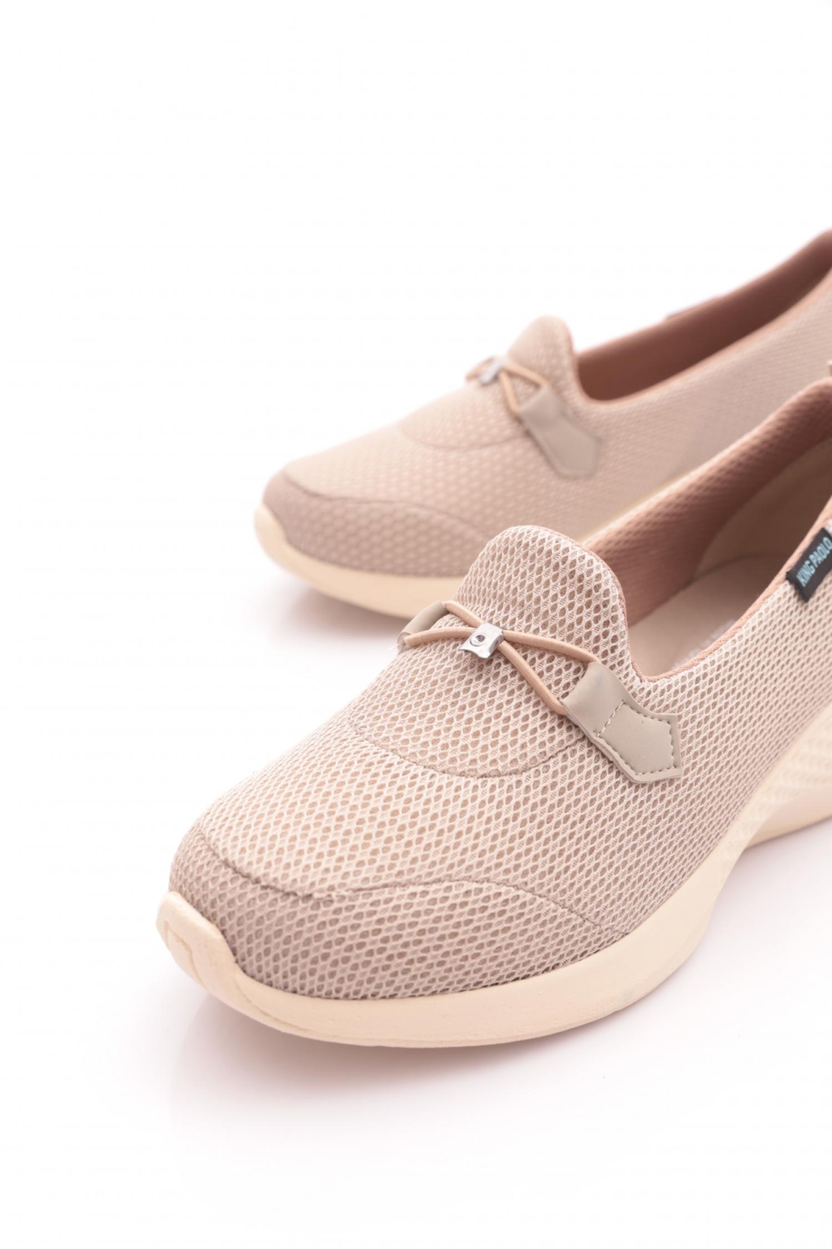 B5034 Kadın Ss Keten Fiyonk Ayakkabı - Görsel 5