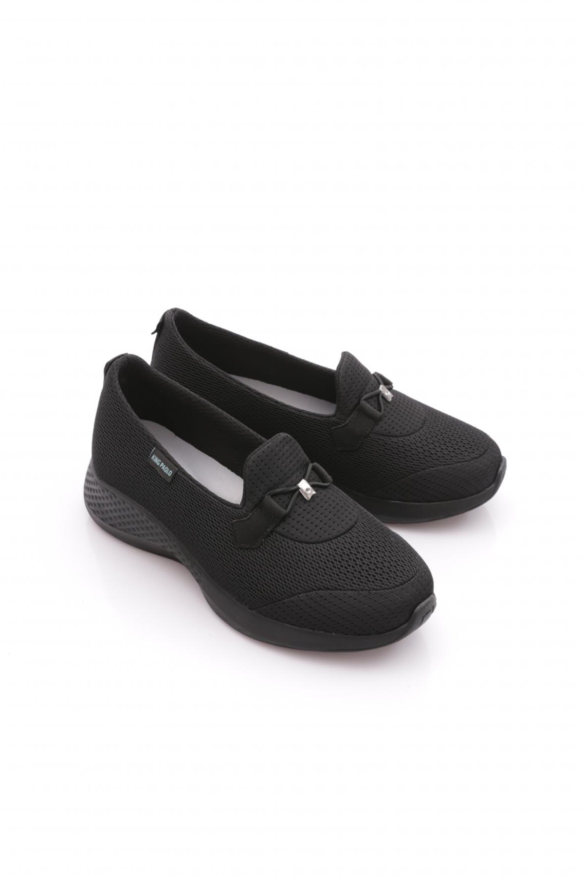 B5034 Kadın Ss Keten Fiyonk Ayakkabı - Görsel 3