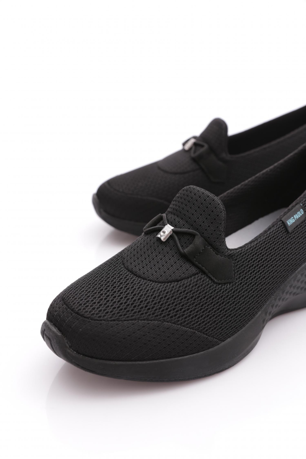 B5034 Kadın Ss Keten Fiyonk Ayakkabı - Görsel 5