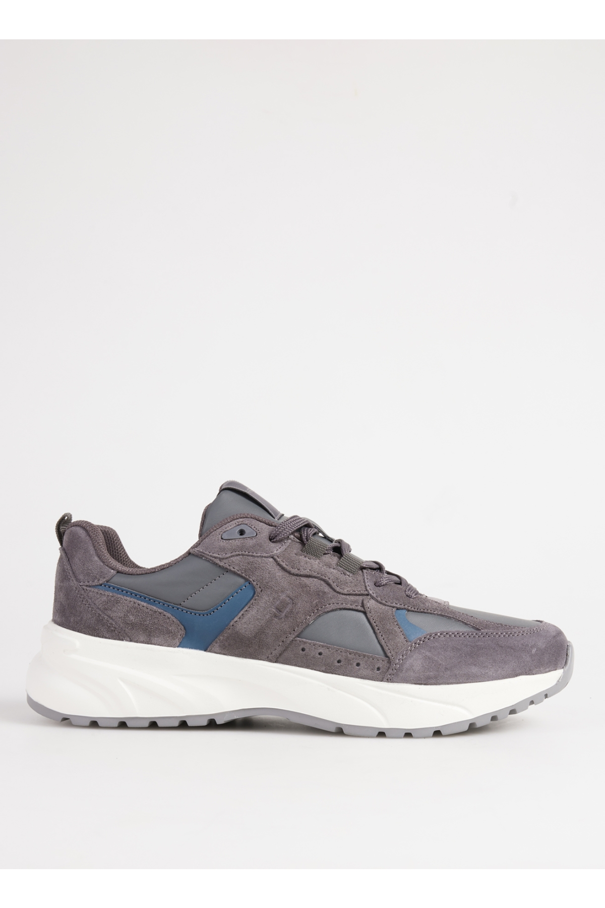 Gri Erkek süet Sneaker PINOS-BEVAN - Görsel 2