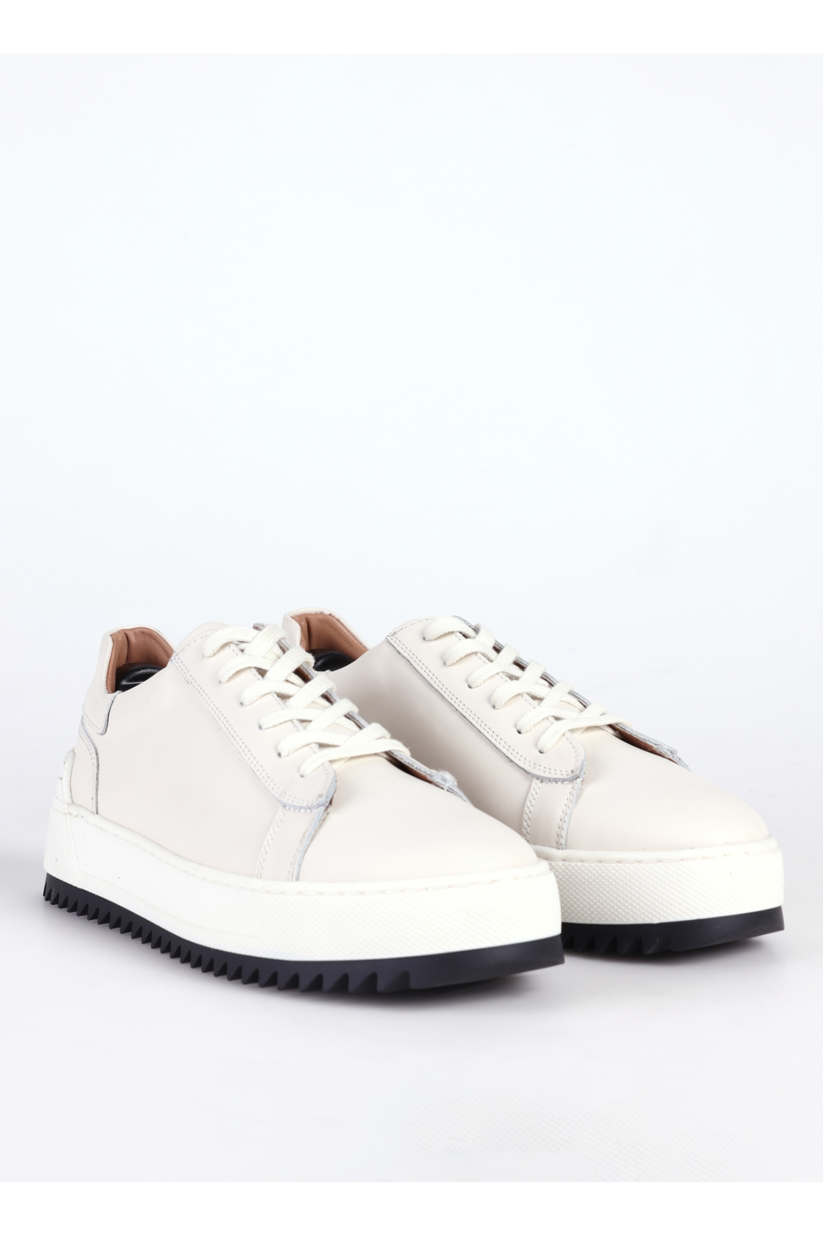 Beyaz Erkek Deri Sneaker GIBSON - Görsel 4