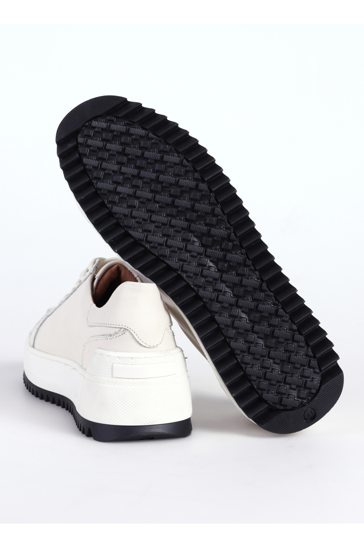 Beyaz Erkek Deri Sneaker GIBSON - Görsel 6