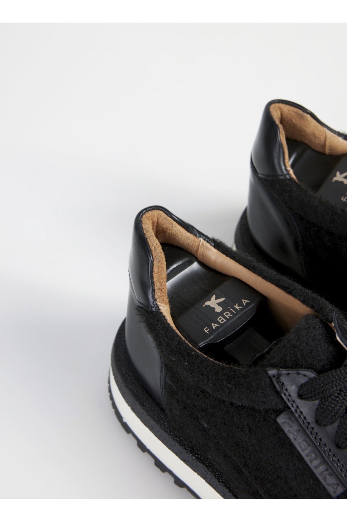 Fabrika Fabrika Siyah Erkek Deri - Kumaş Sneaker BENJI-AMYAS | Flo Siyah - 7. görsel