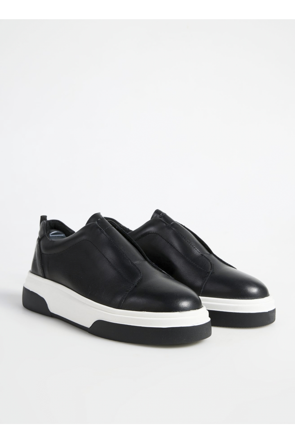 Siyah Erkek Deri Sneaker OTIS-PACHO - Görsel 6