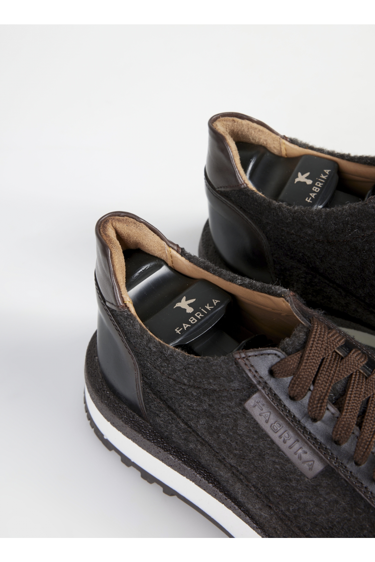 Fabrika Fabrika Kahverengi Erkek Deri - Kumaş Sneaker BENJI-AMYAS Flo'da! Kahverengi - 8. görsel