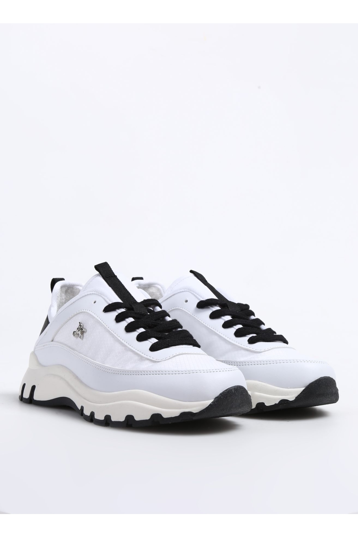 Fabrika Fabrika Beyaz-Siyah Kadın Sneaker JAIME | Flo Beyaz - 3. görsel