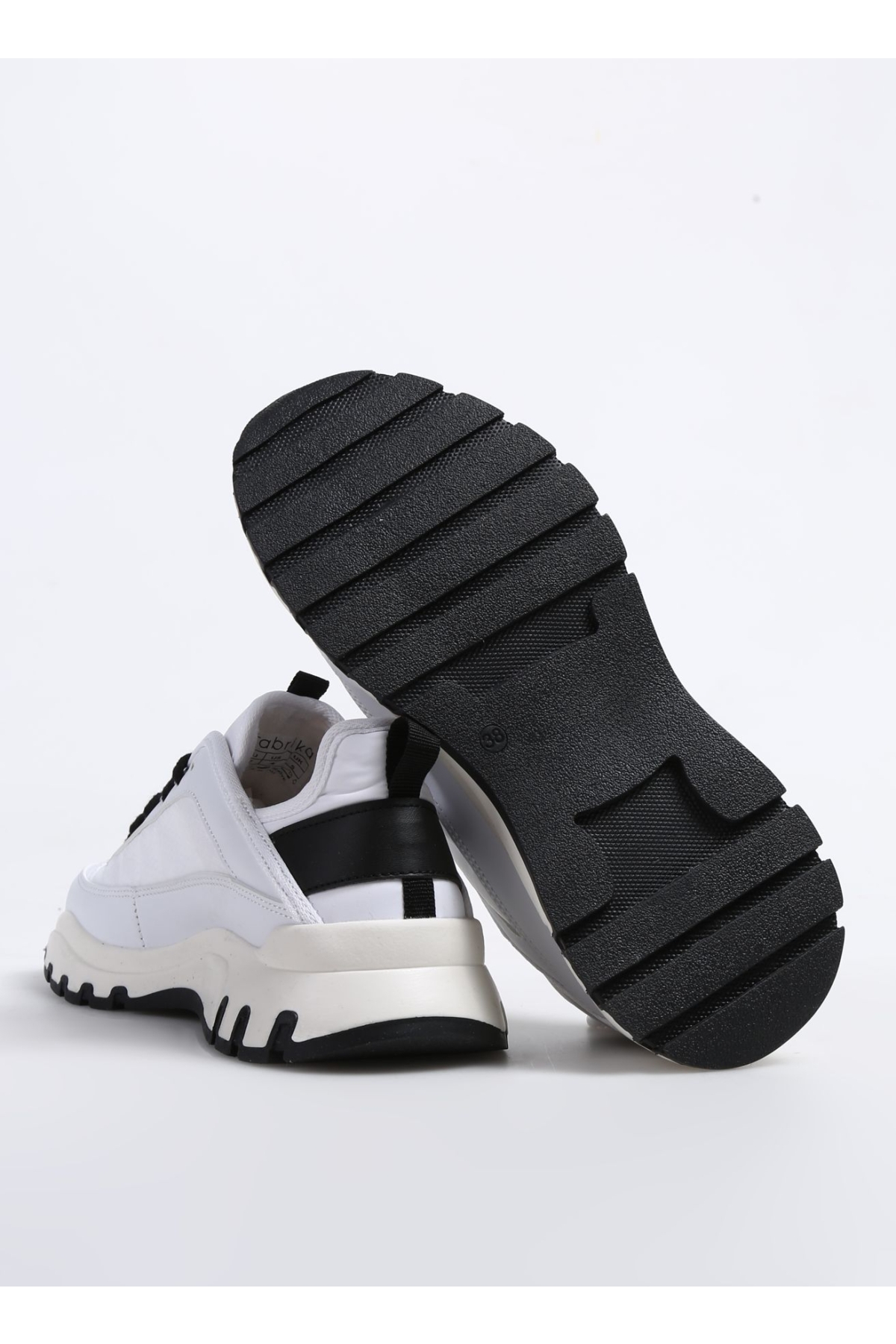 Fabrika Fabrika Beyaz-Siyah Kadın Sneaker JAIME | Flo Beyaz - 5. görsel