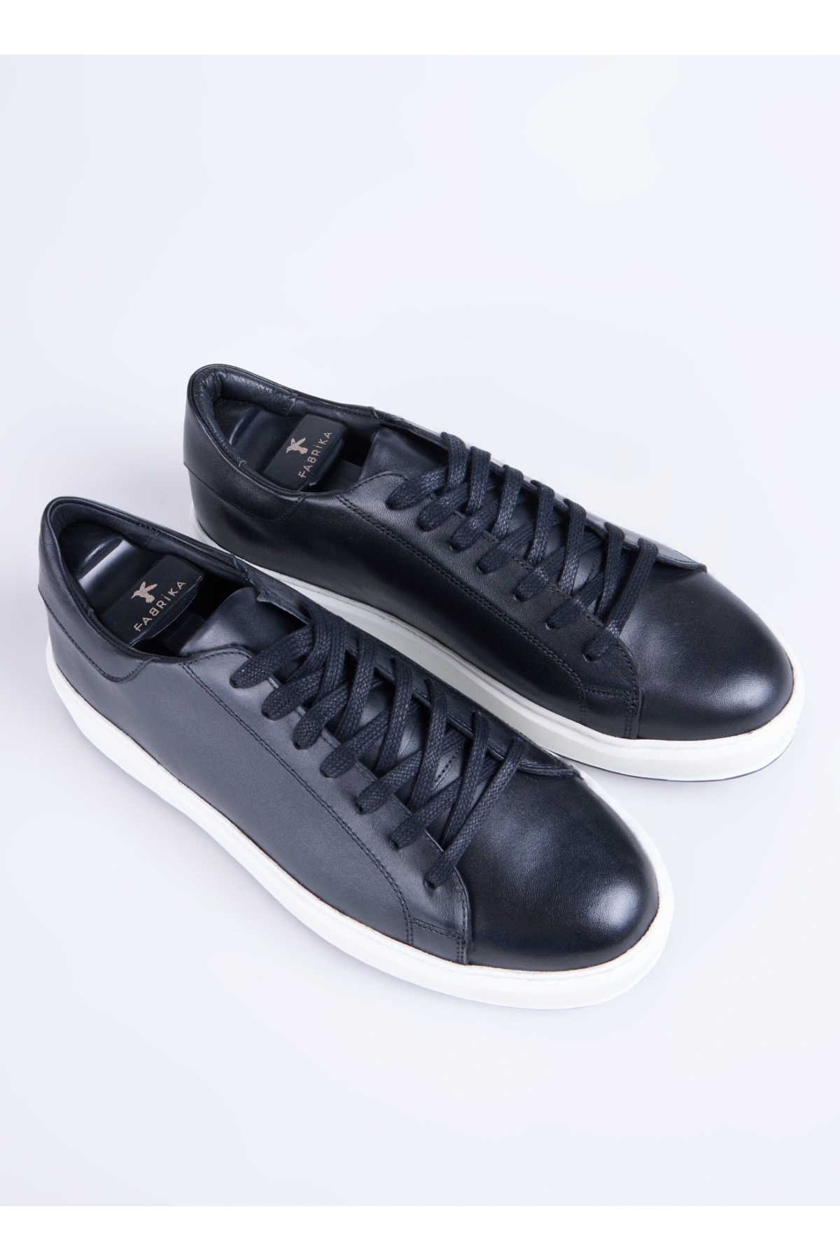 Siyah Erkek Deri Sneaker JAROD - Görsel 4