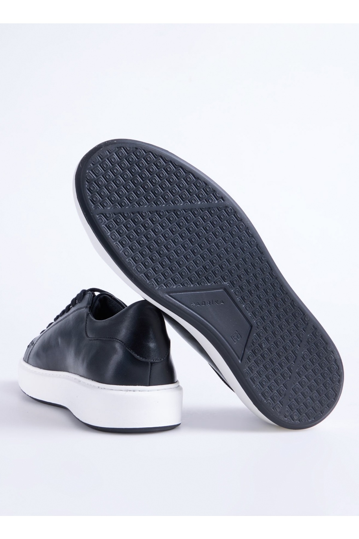 Siyah Erkek Deri Sneaker JAROD - Görsel 7