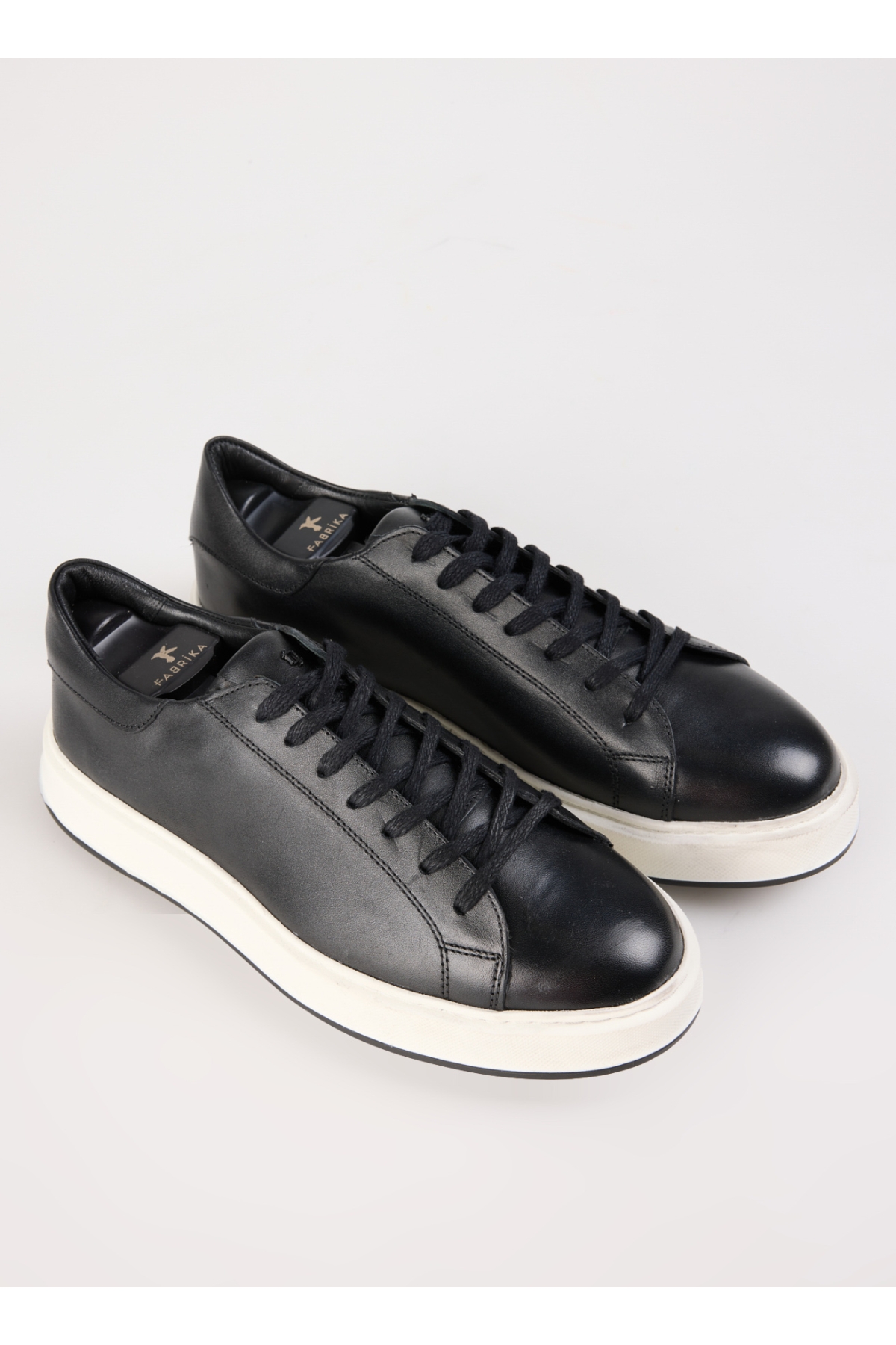 Siyah Erkek Deri Sneaker JAROD - Görsel 11