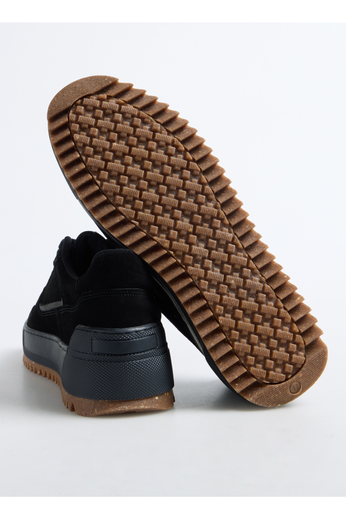 Siyah Erkek Deri Sneaker CERIGNO - Görsel 6