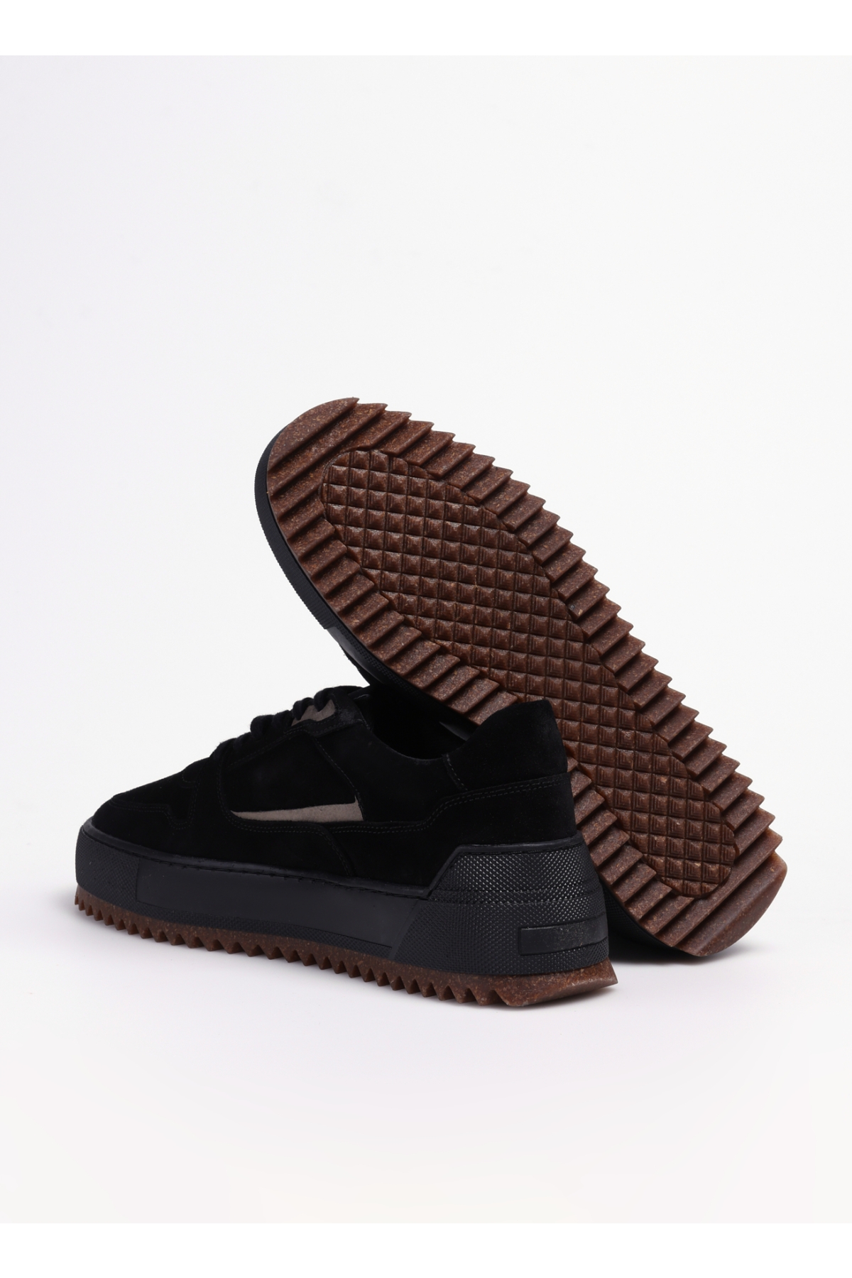 Siyah Erkek Deri Sneaker CERIGNO - Görsel 9