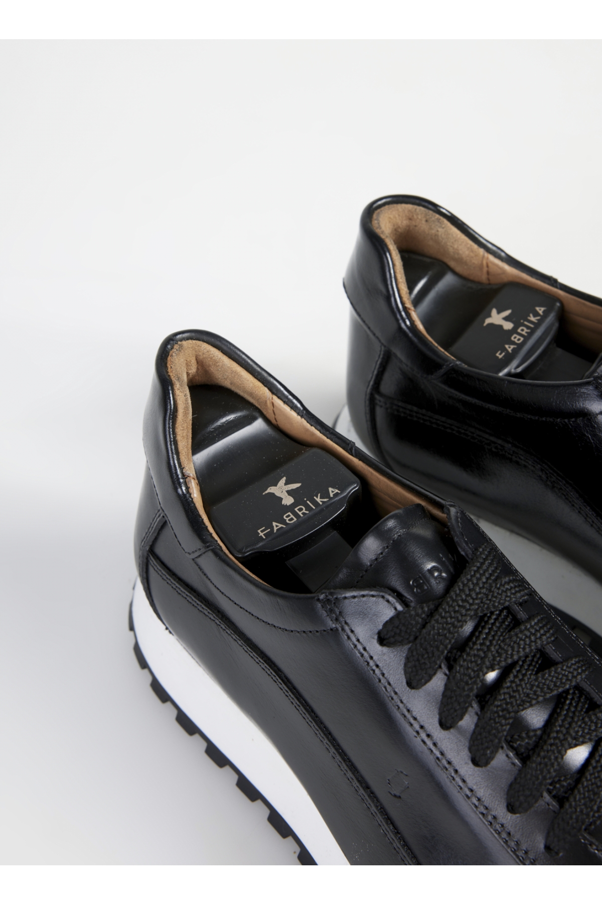 Siyah Erkek Deri Sneaker LEON-ALDOUS - Görsel 9